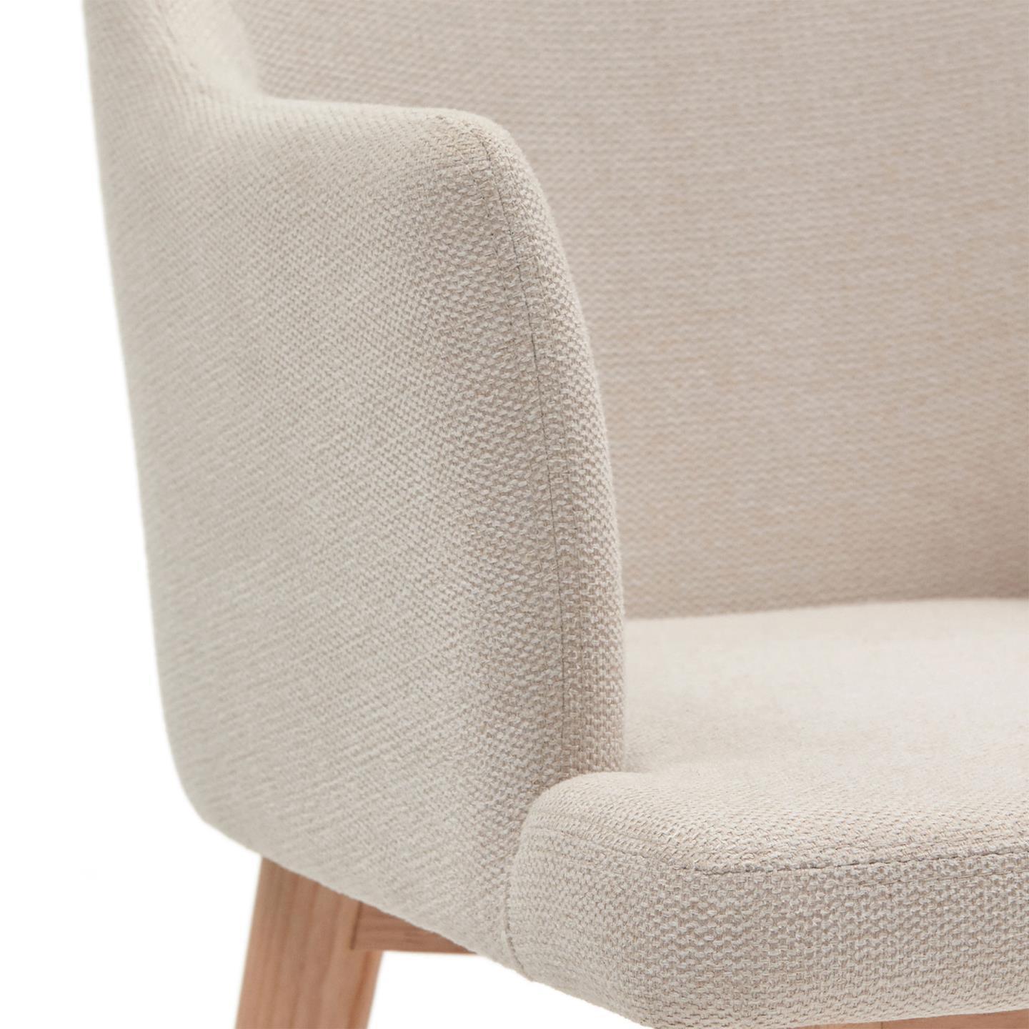 Krzesło CROFT beżowa szenila La Forma    Eye on Design