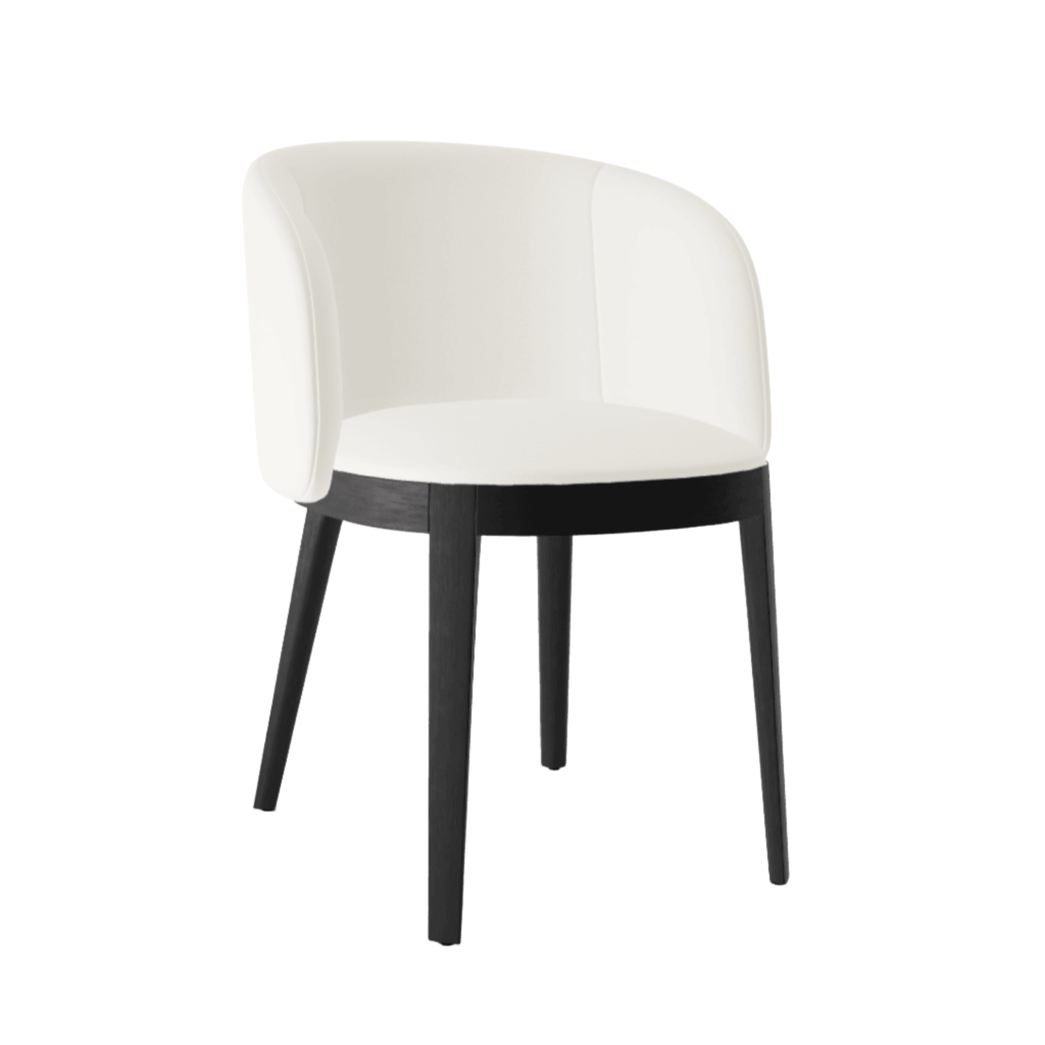 Fotel ADÈL boucle kremowy Calligaris matowa czerń   Eye on Design