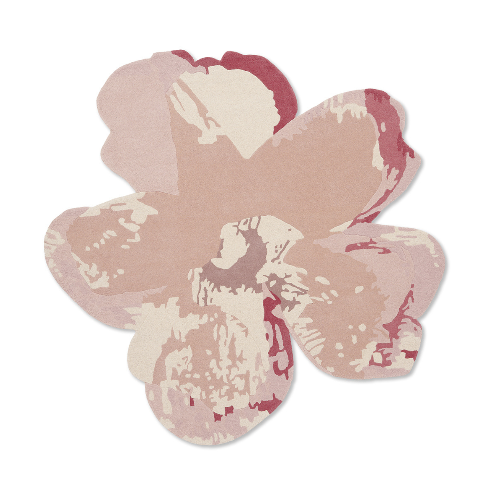 Teppich SHAPED MAGNOLIA in Hellrosa
