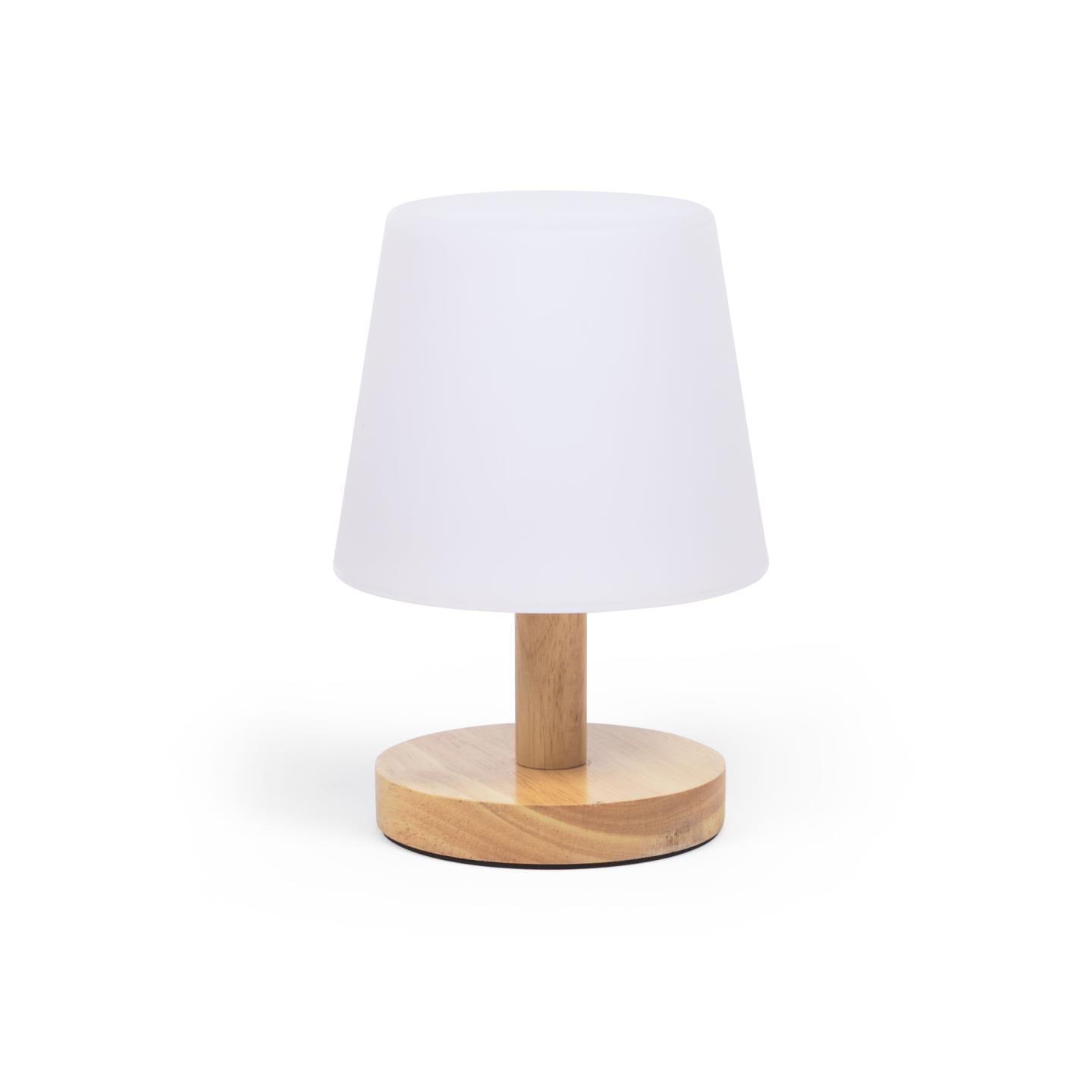 Lampa akumulatorowa AMBAR lite drewno La Forma    Eye on Design