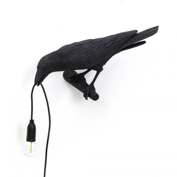 Lampa BIRD LOOKING LEFT czarny Seletti    Eye on Design