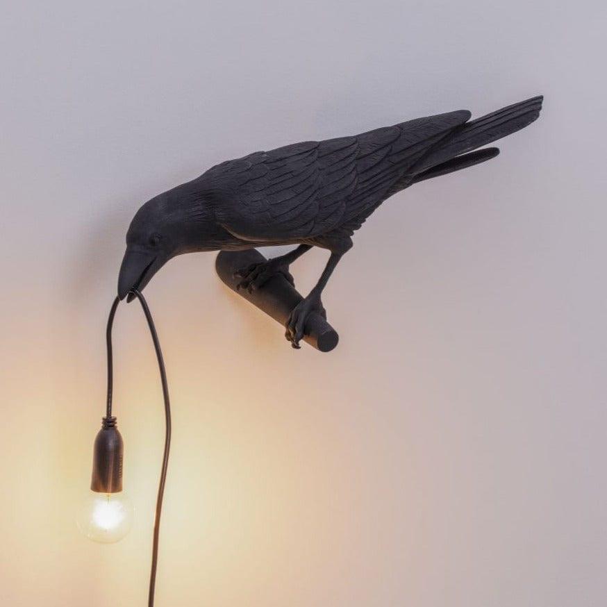 Lampa BIRD LOOKING LEFT czarny Seletti    Eye on Design