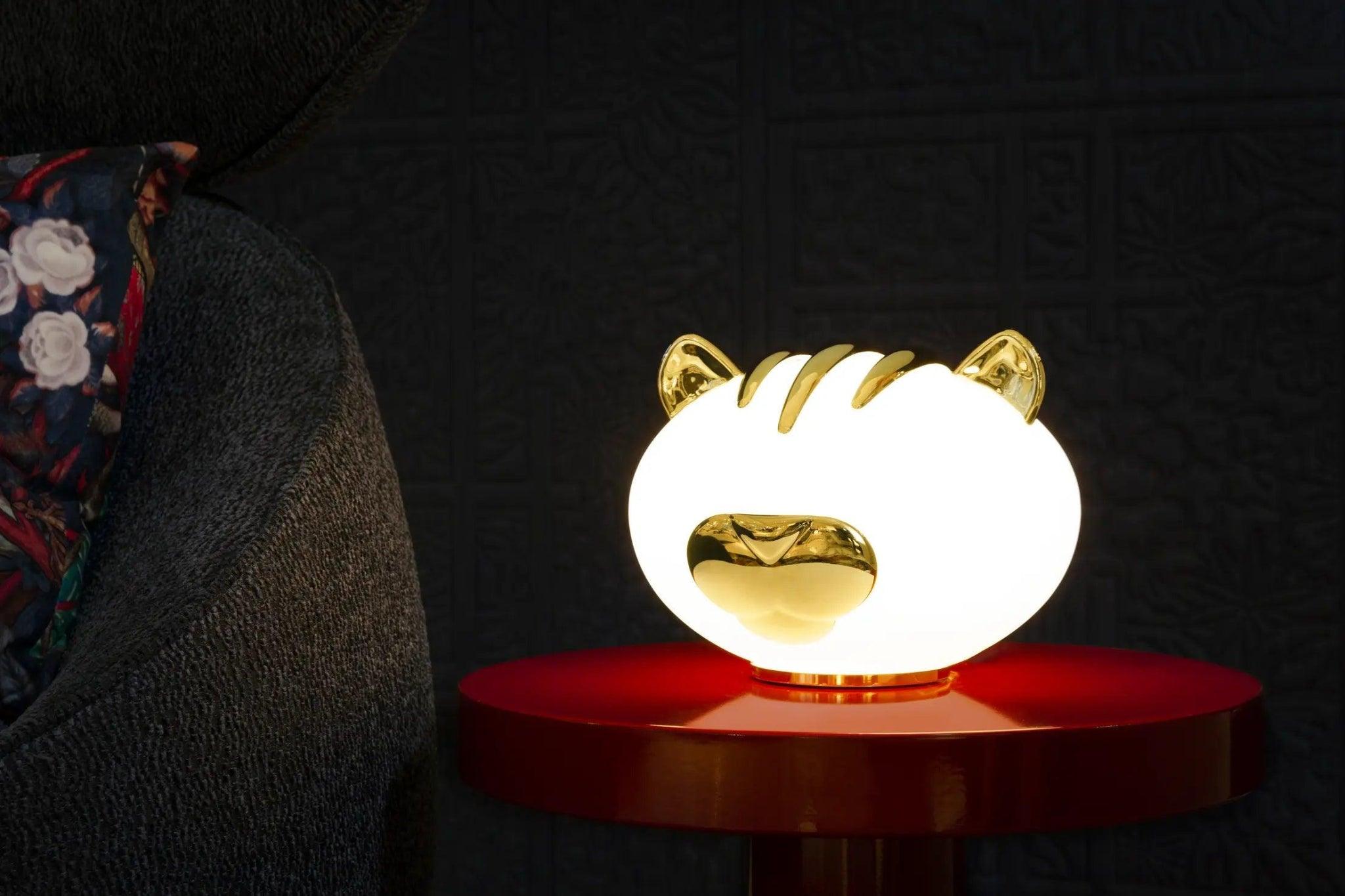 Lampa dekoracyjna PET LIGHT GRWOWW - TIGER złoty Moooi    Eye on Design