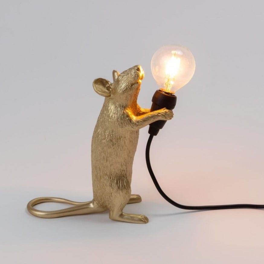 Lampa MOUSE STEP złoty Seletti    Eye on Design