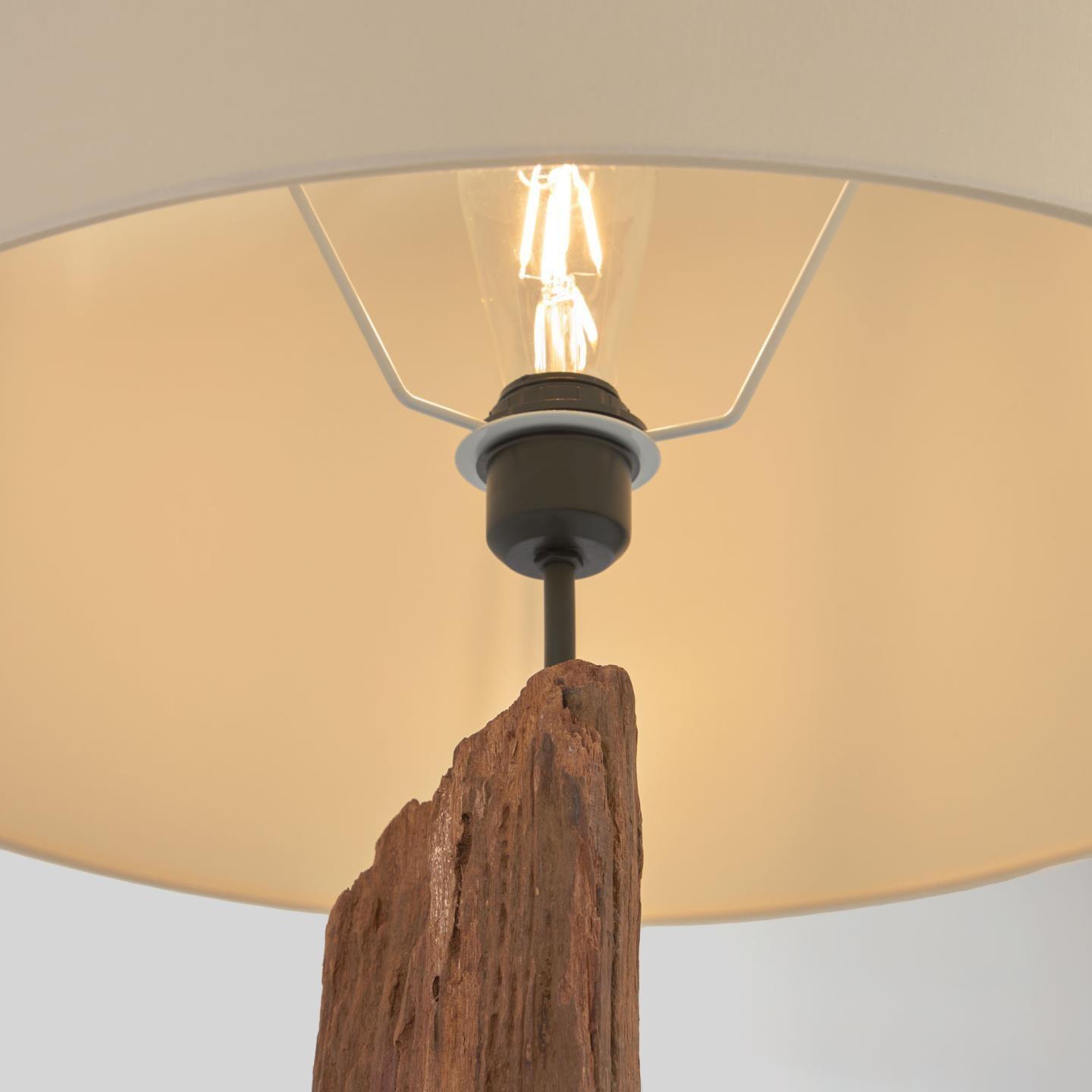 Lampa podłogowa POWELL drewno z recyklingu La Forma    Eye on Design