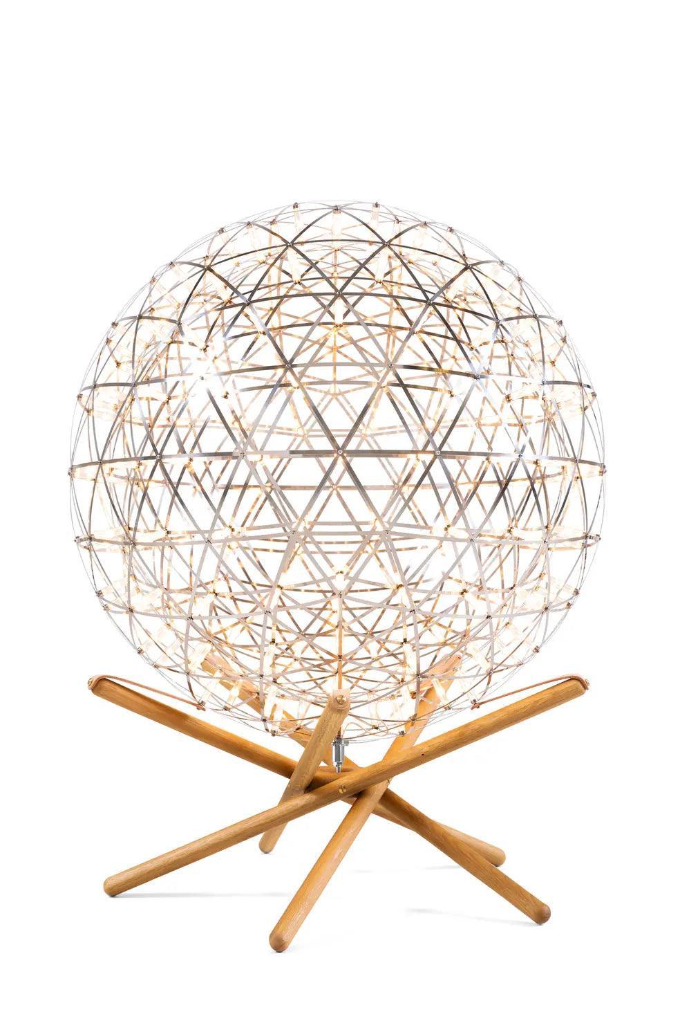 Lampa podłogowa RAIMOND II TENSEGRITY stal nierdzewna Moooi 61 cm   Eye on Design