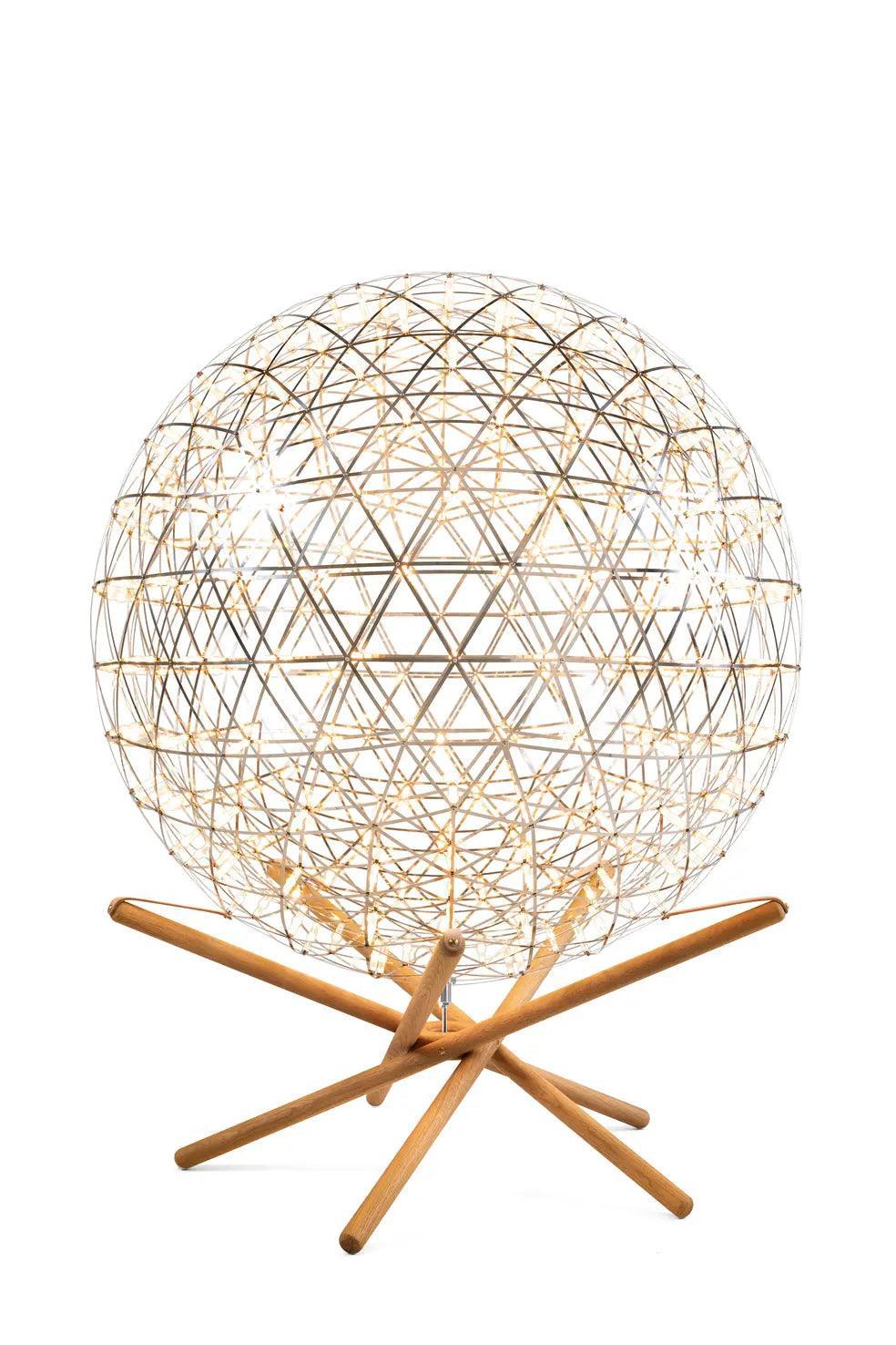 Lampa podłogowa RAIMOND II TENSEGRITY stal nierdzewna Moooi    Eye on Design