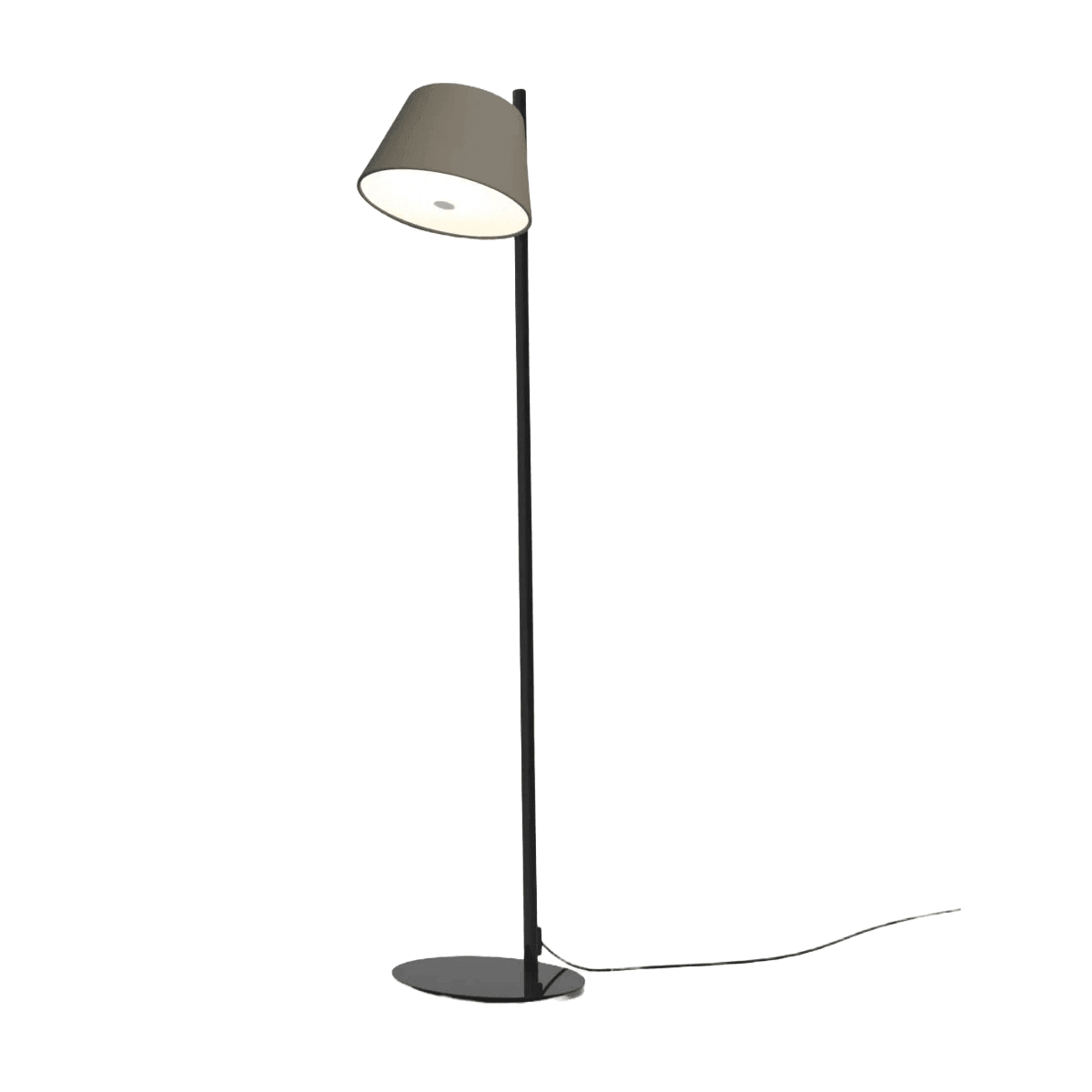 Lampa podłogowa TAM TAM brązowo-szary Marset    Eye on Design