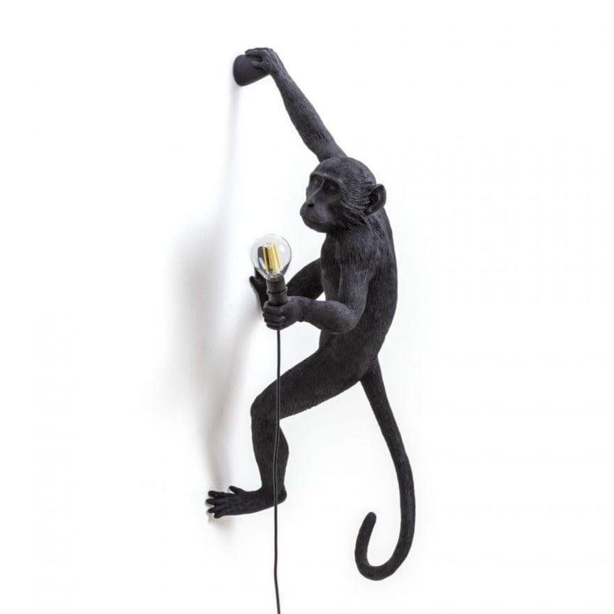 Lampa ścienna MONKEY HANGING - RIGHT czarny Seletti    Eye on Design