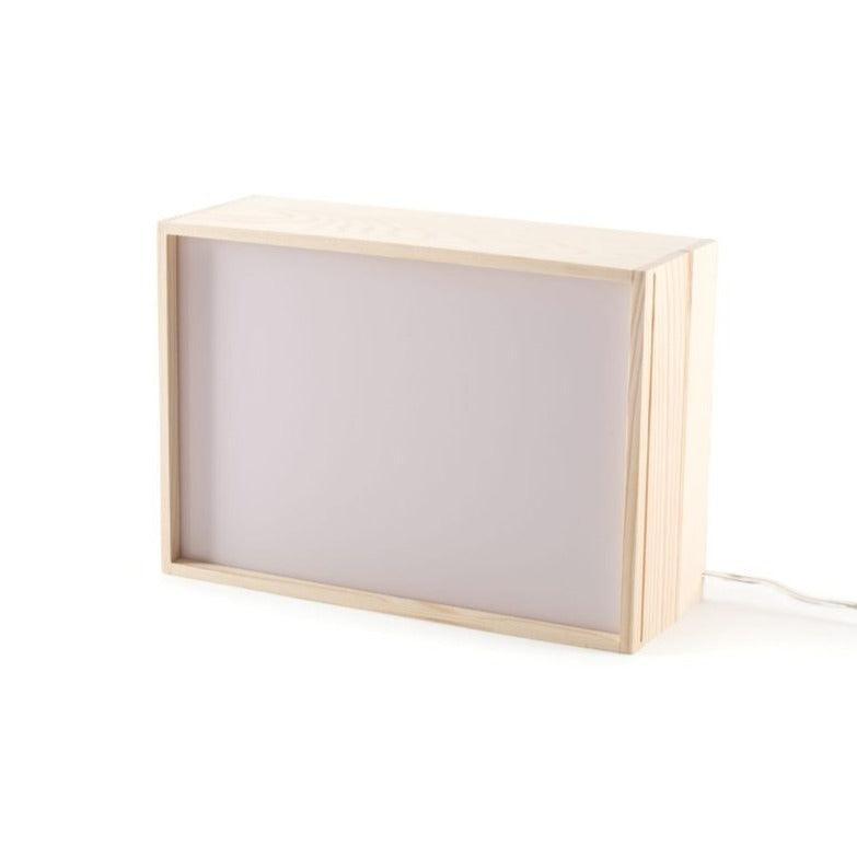 Lampa stołowa LIGHTHINK BOX LIGHT MY FIRE, I HAVE A DREAM, HAPPYNEST Seletti    Eye on Design