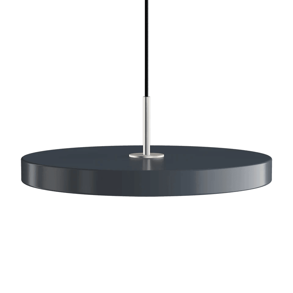 Lampa wisząca ASTERIA antracytowy UMAGE Ø43 x 4 cm Srebrny  Eye on Design