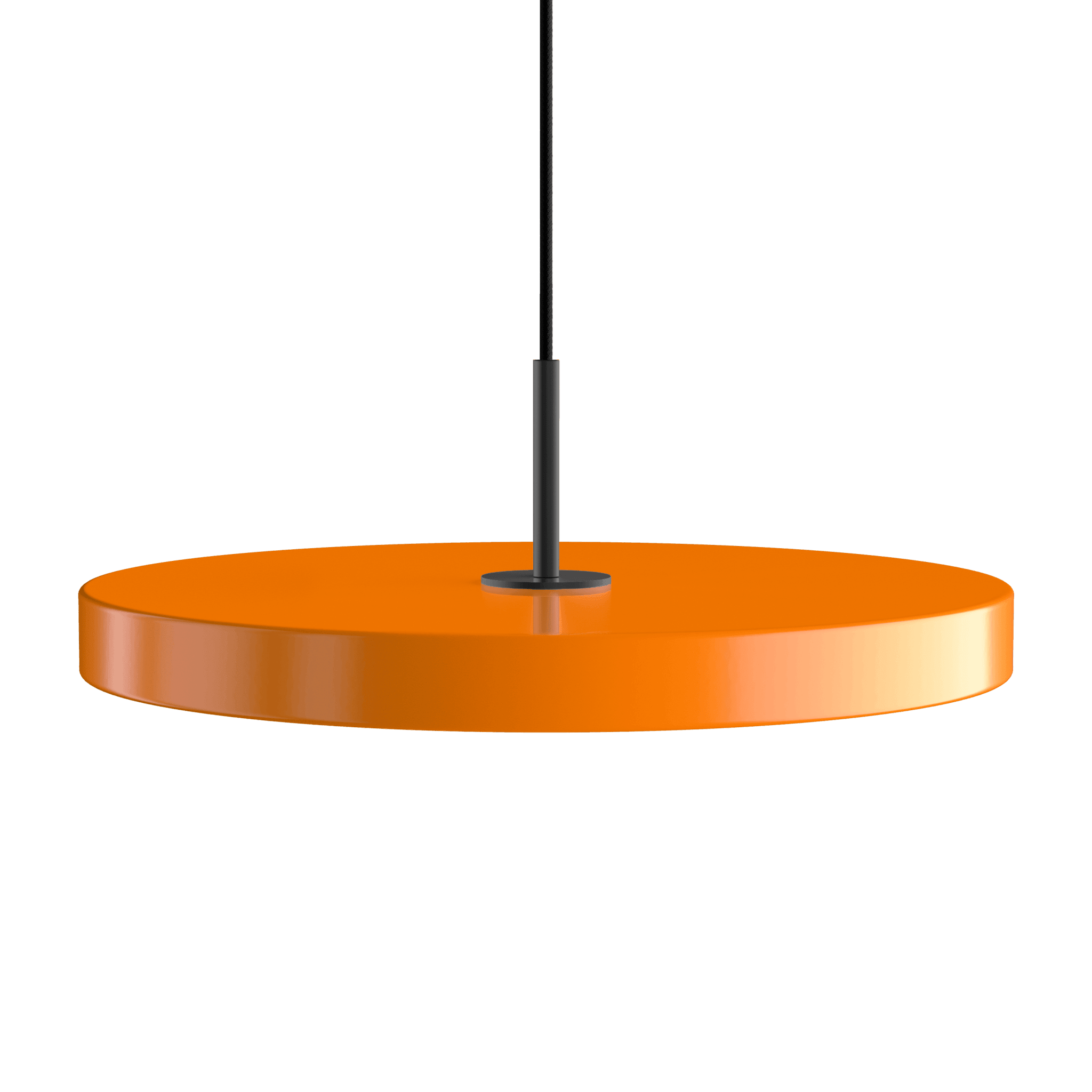 Lampa wisząca ASTERIA pomarańczowy UMAGE Ø43 x 4 cm Czarny  Eye on Design