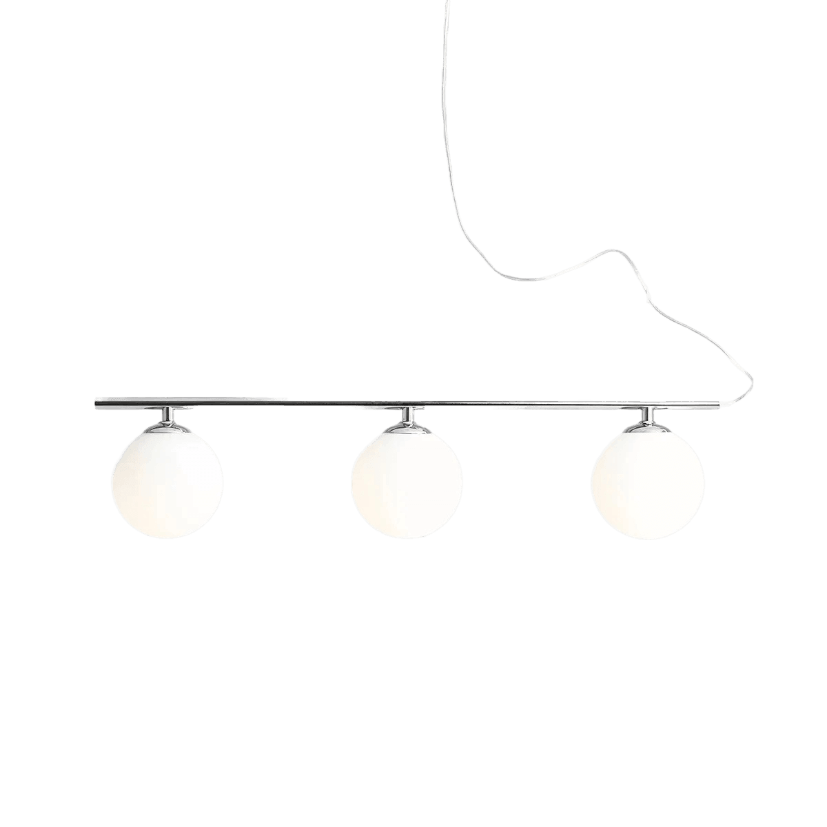 Lampa wisząca BERYL GLASS TRIO chromowany Artera    Eye on Design