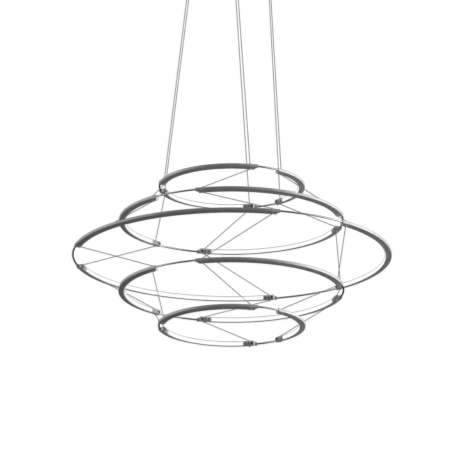 Lampa wisząca DROP 5 srebrny - Eye on Design