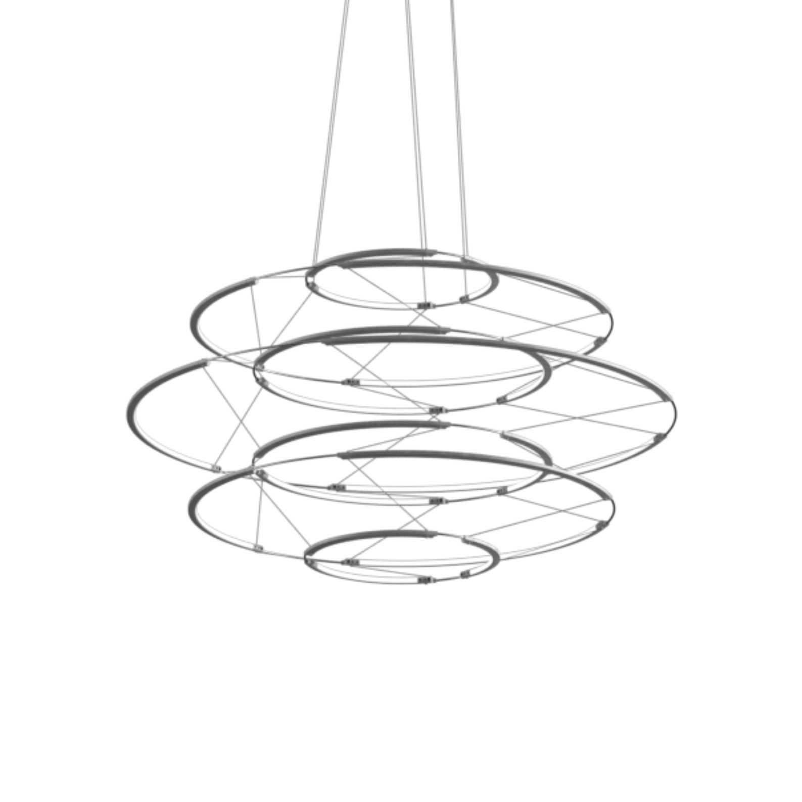 Lampa wisząca DROP 7 srebrny - Eye on Design