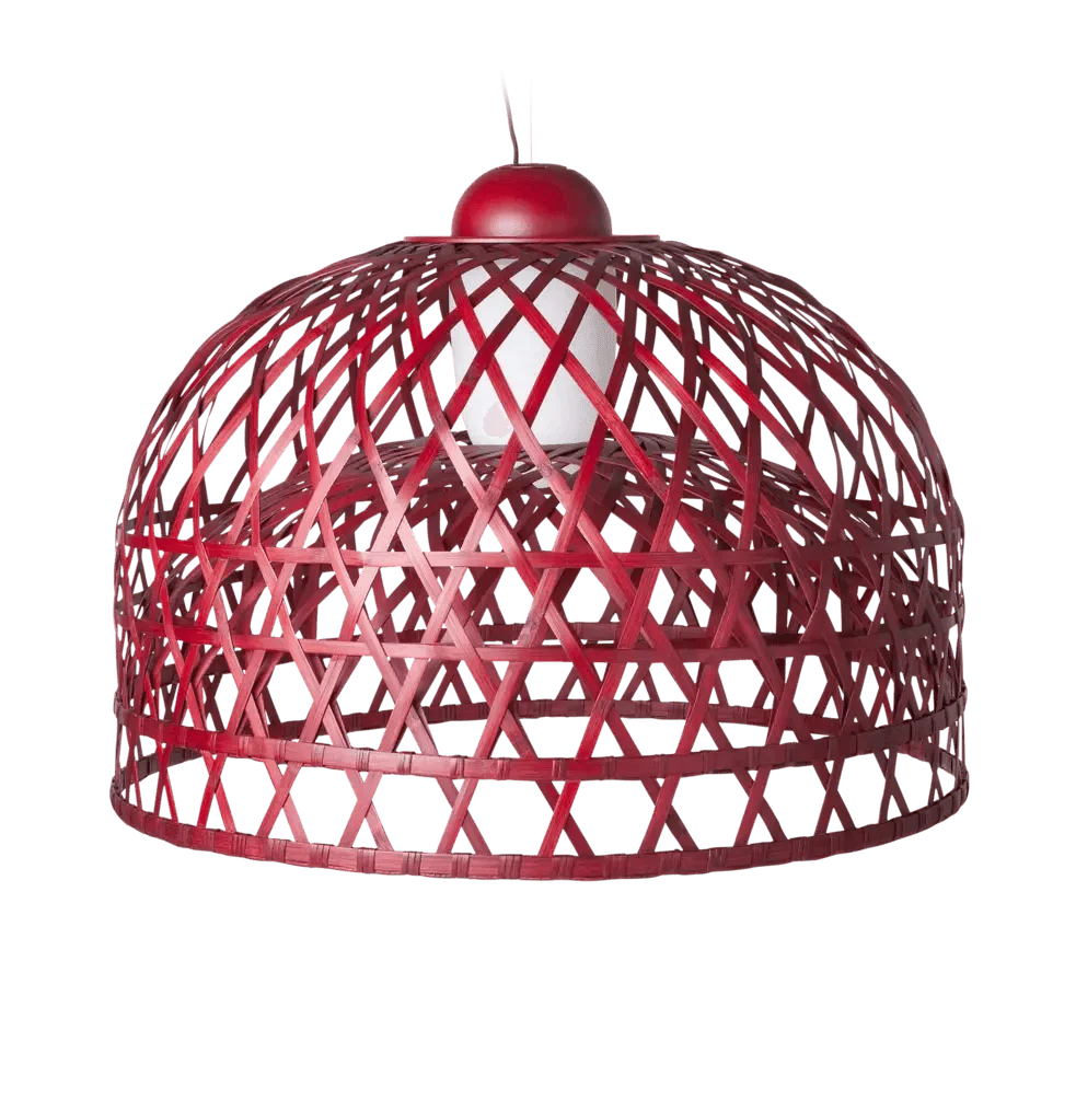 EMPEROR SUSPENDED hanging lamp red Moooi 160 cm Eye on Design