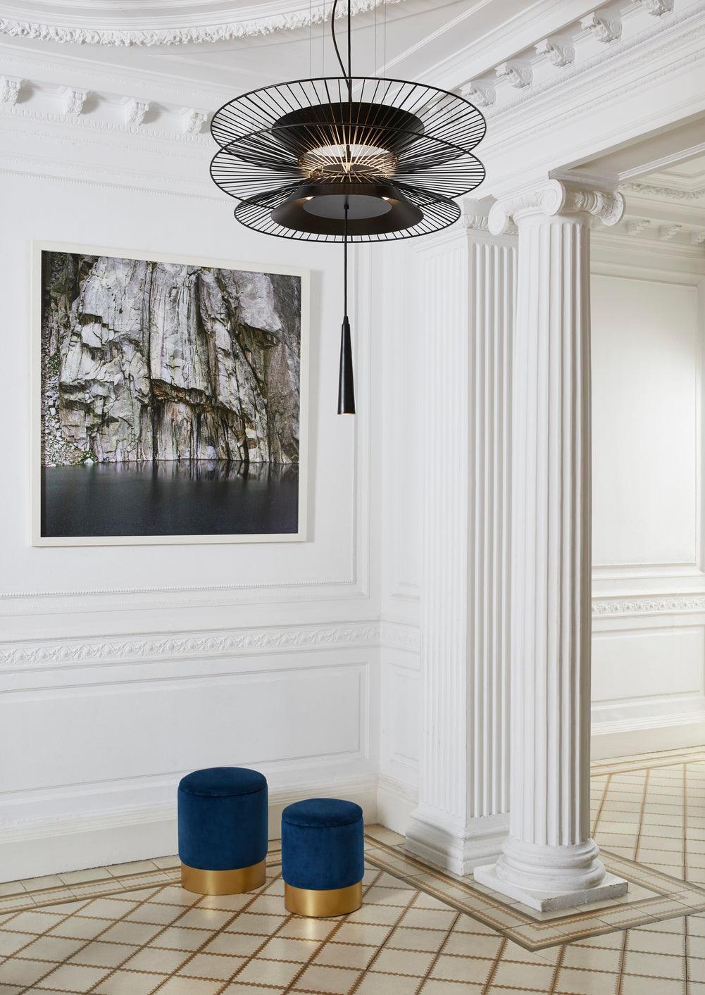 Lampa wisząca GRAVITY II czarny Forestier    Eye on Design