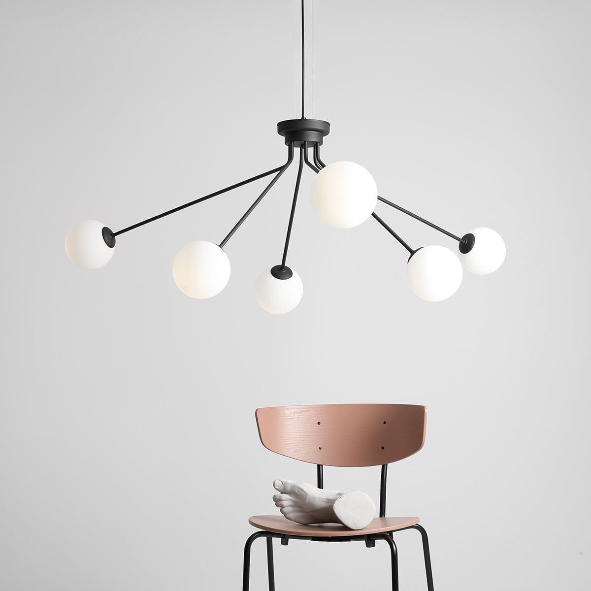 Lampa wisząca HOLM HEXA czarny Artera    Eye on Design