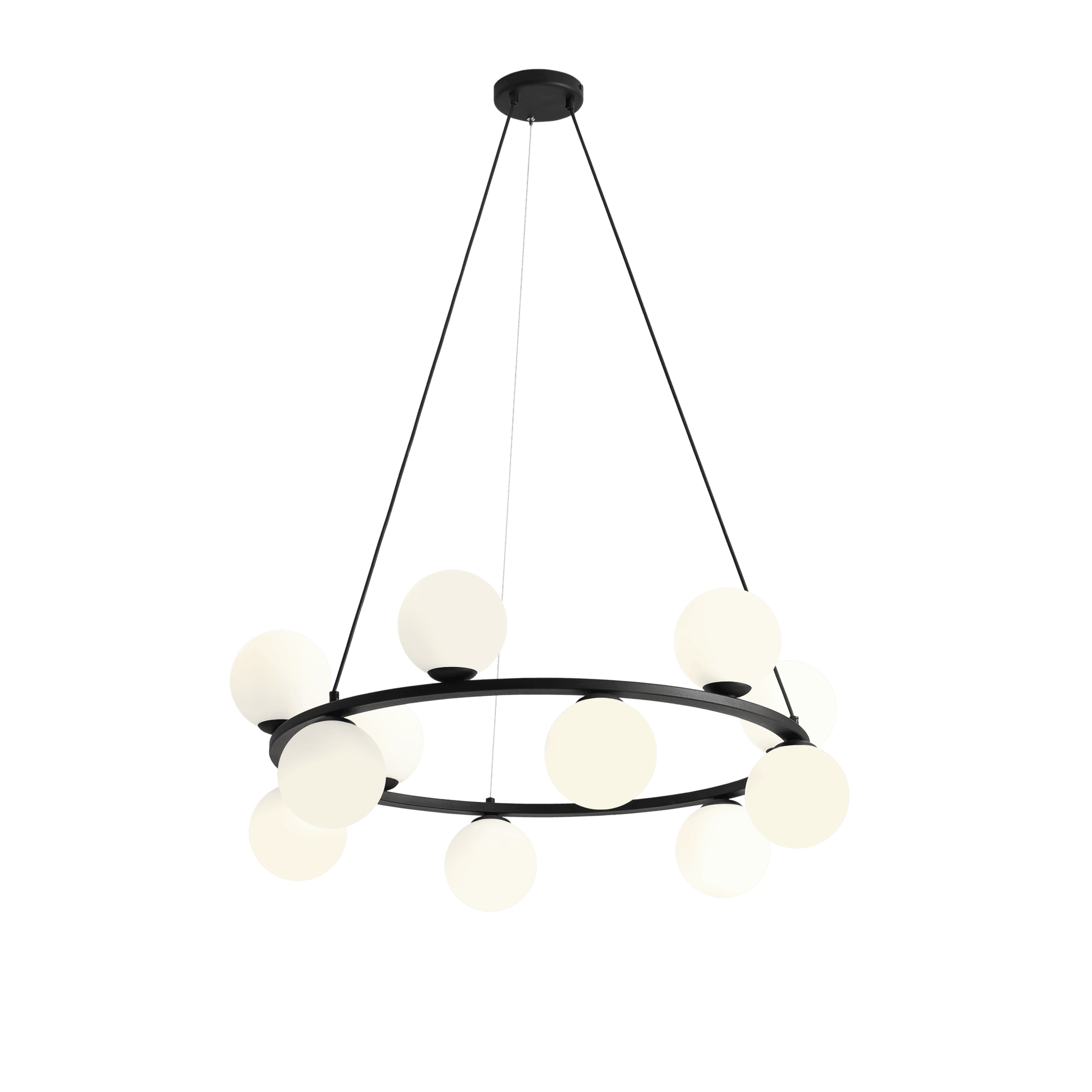 Lampa wisząca KRONE czarny Artera 12   Eye on Design