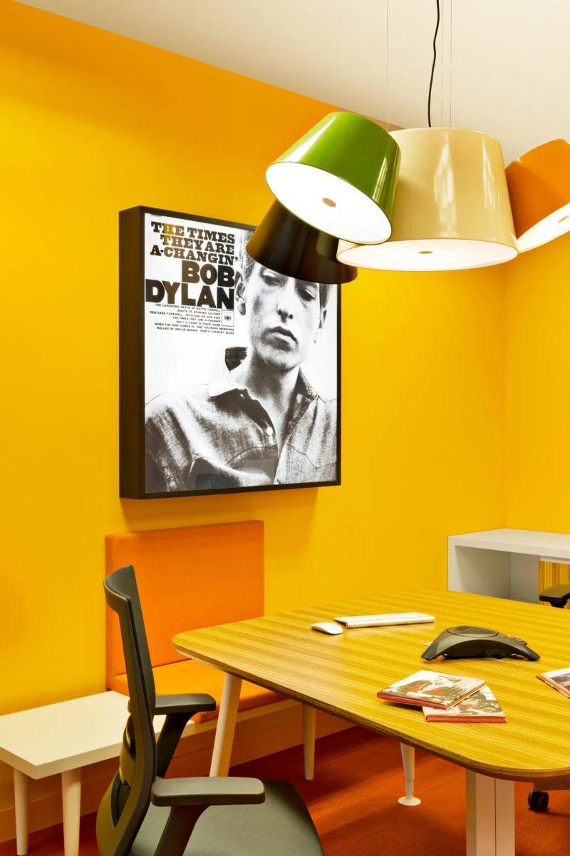 Lampa wisząca okrągła TAM TAM khaki z oliwkowymi kloszami – Marset