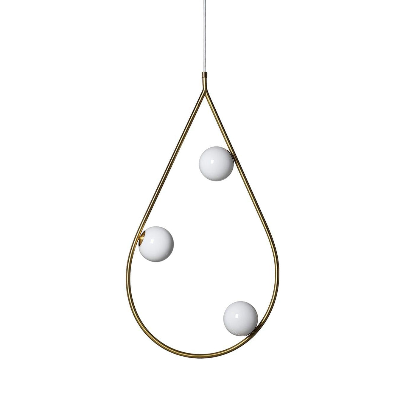 Lampa wisząca PEARLS GRAND mosiężny Pholc    Eye on Design