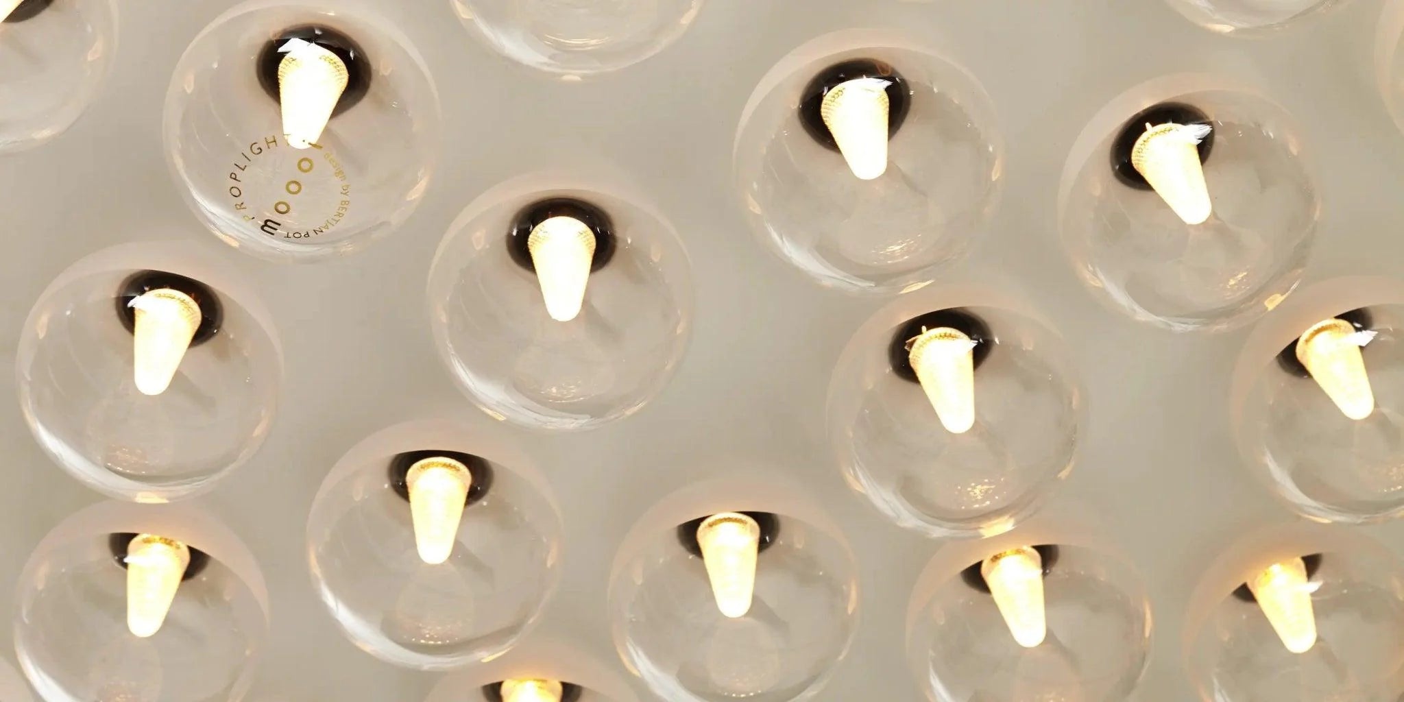 Hanging lamp PROP LIGHT ROUND DOUBLE glass Moooi Eye on Design