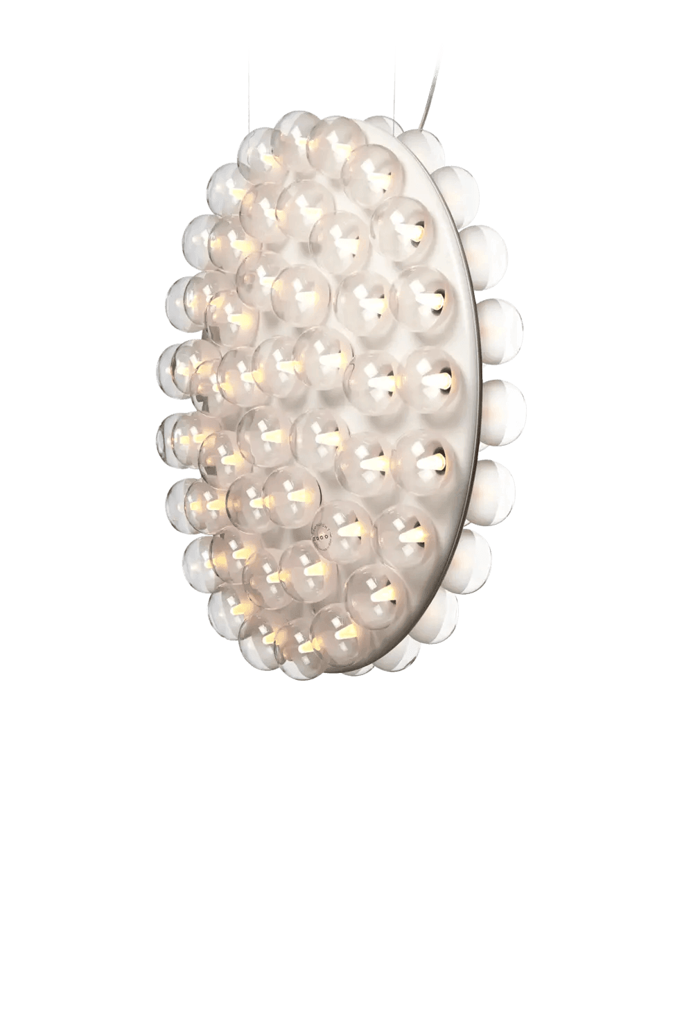 Lampa wisząca PROP LIGHT ROUND DOUBLE szkło Moooi 2700K Pionowe  Eye on Design