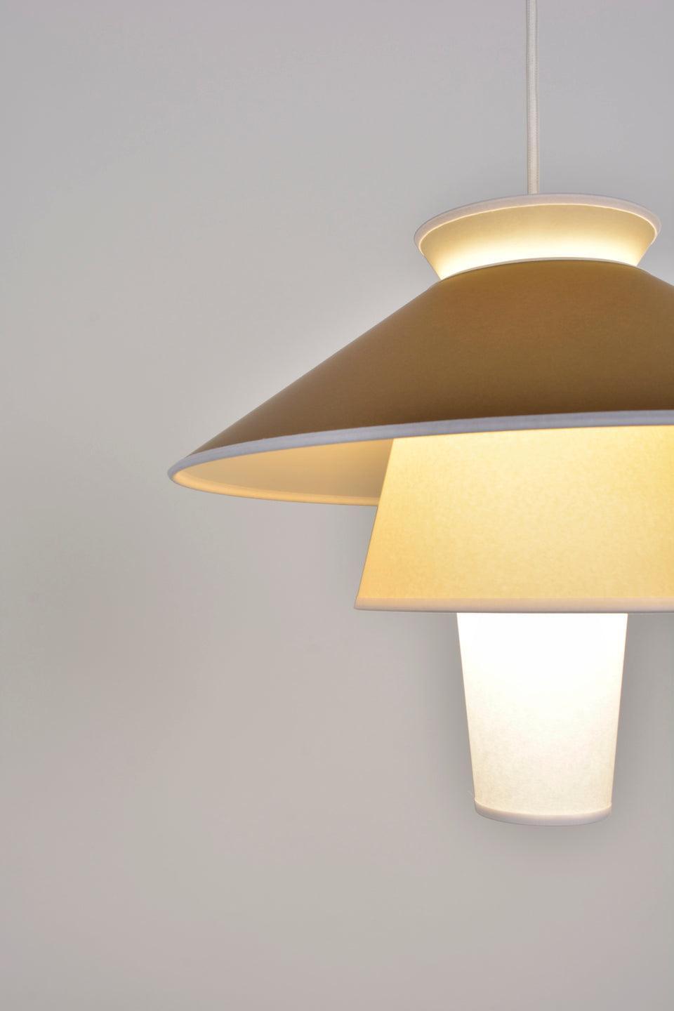 Lampa wisząca RUCHE oliwkowy Market Set    Eye on Design