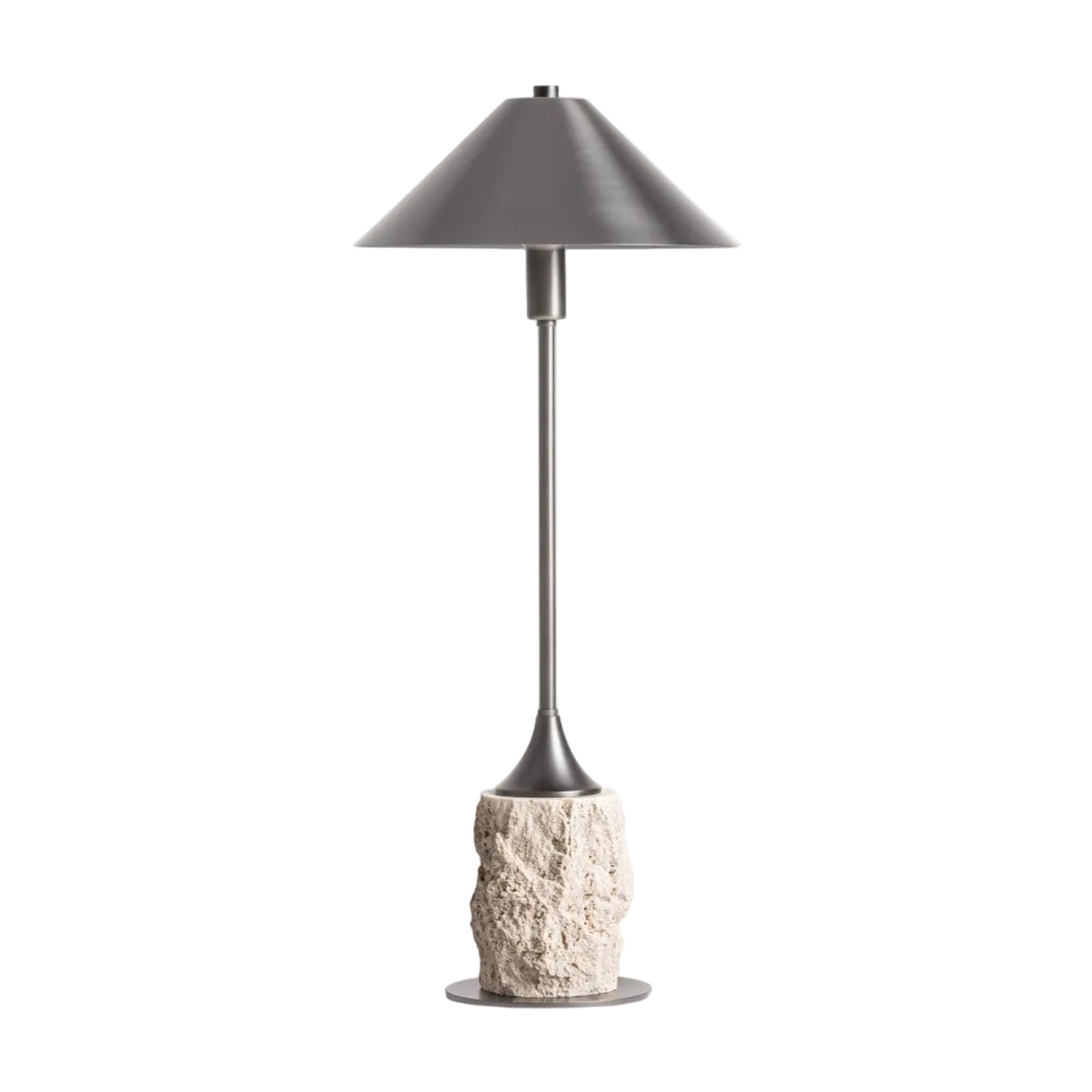Tischlampe FRANGY aus Messing mit Marmorbasis