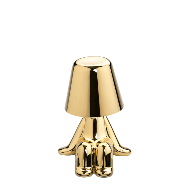 Lampka GOLDEN BROTHER SAM złoty Qeeboo    Eye on Design