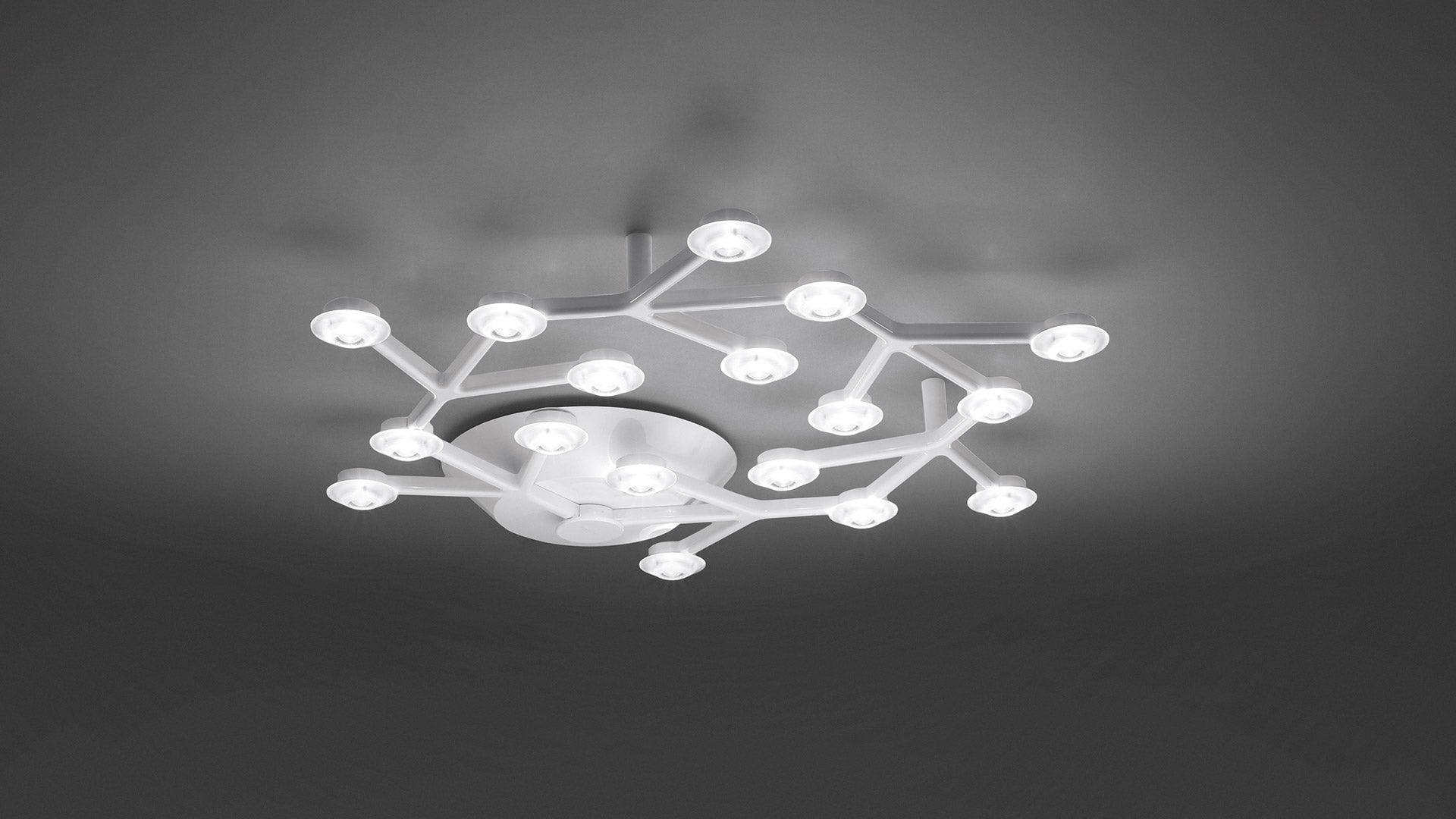 Deckenleuchte LED NET CIRCLE weiß