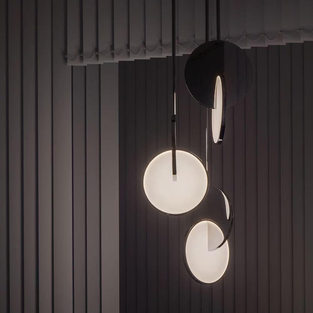 Lampa wisząca 3-punktowa ECLIPSE chromowany