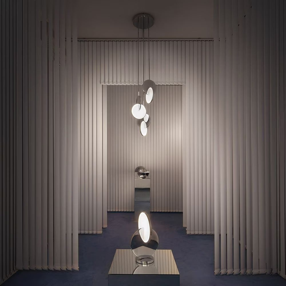 Lampa wisząca 3-punktowa ECLIPSE chromowany