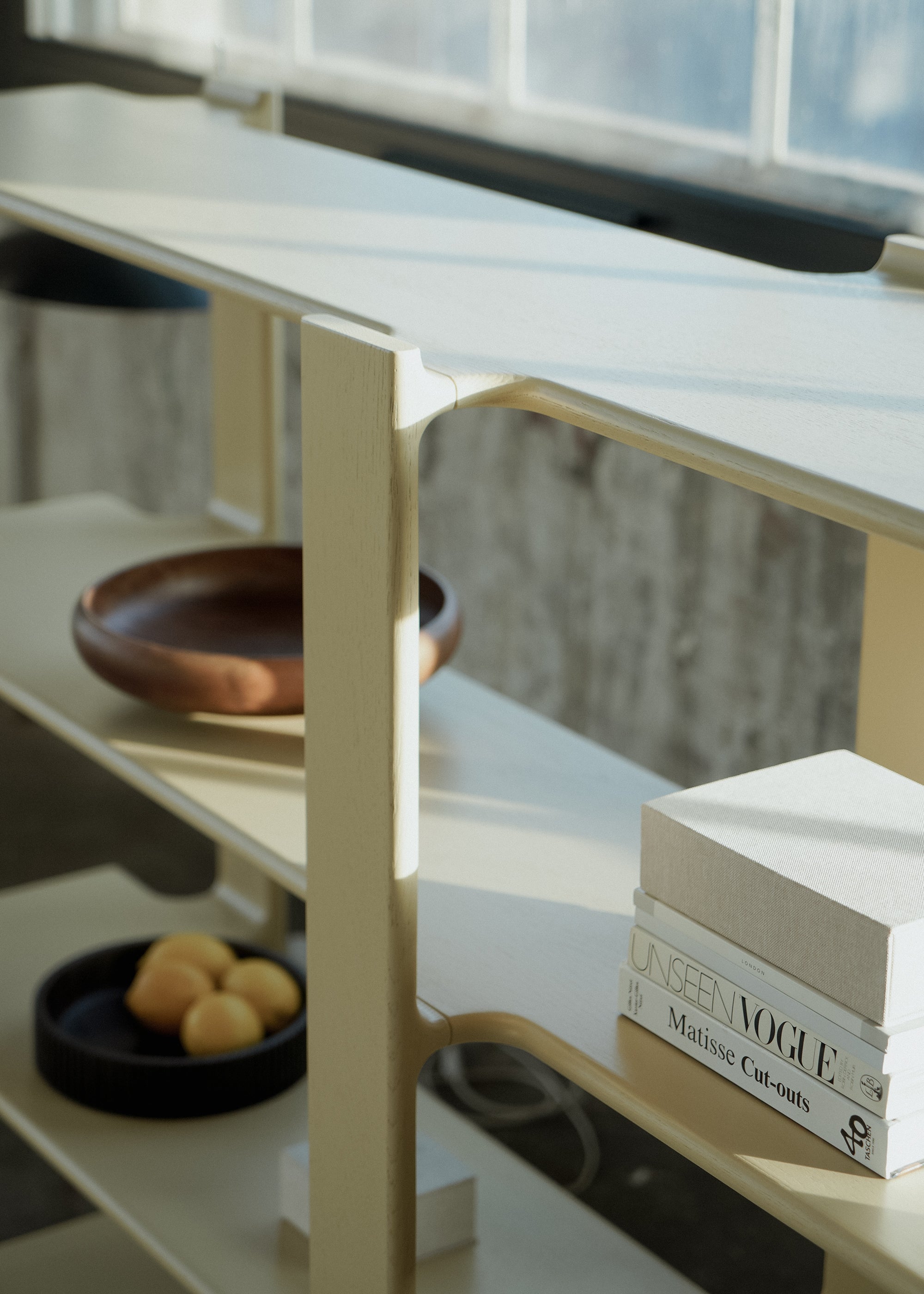 Regal LIGO DUO cremefarbenes Eichenholz