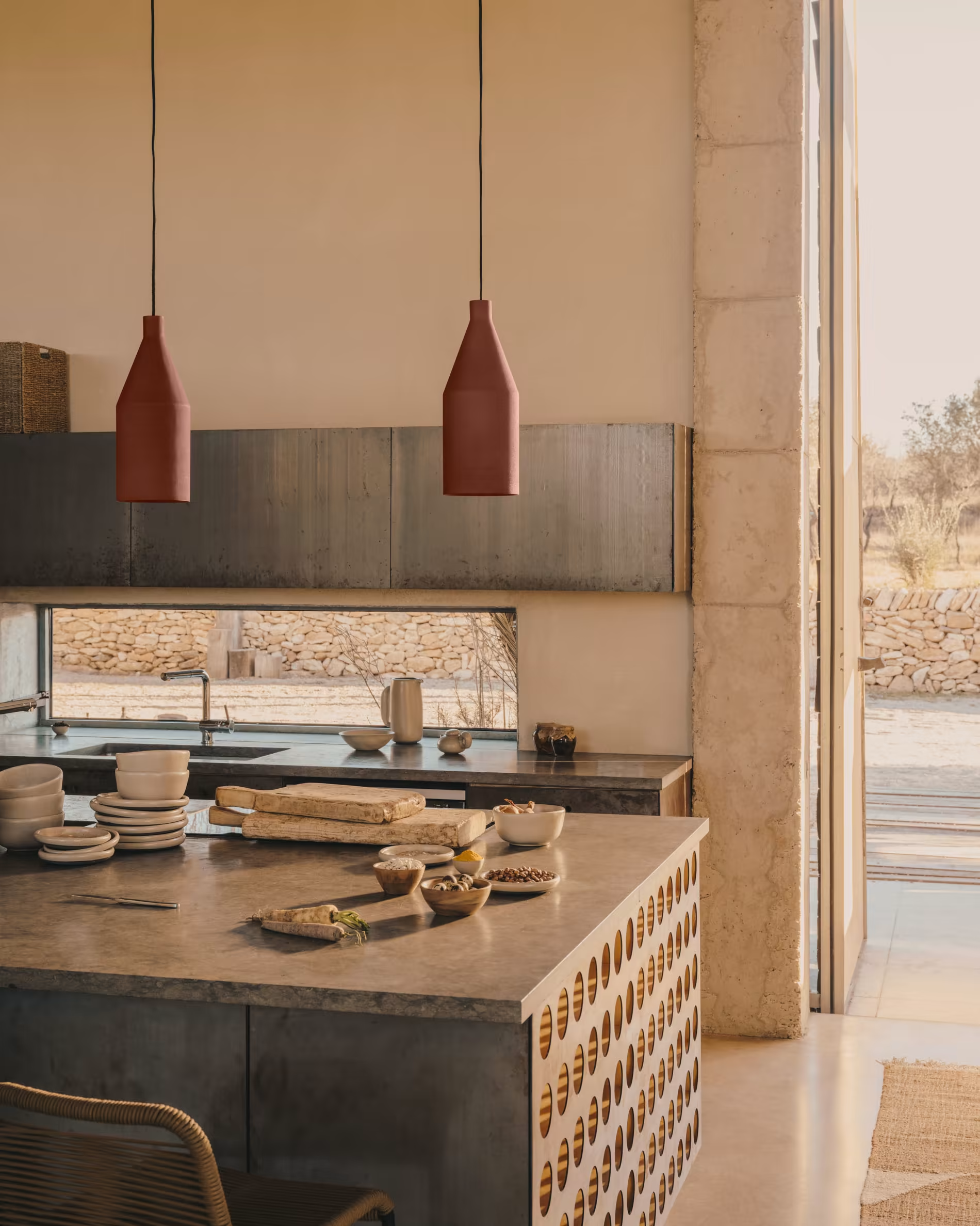 Lampa wisząca PERALTA terakotowy La Forma    Eye on Design