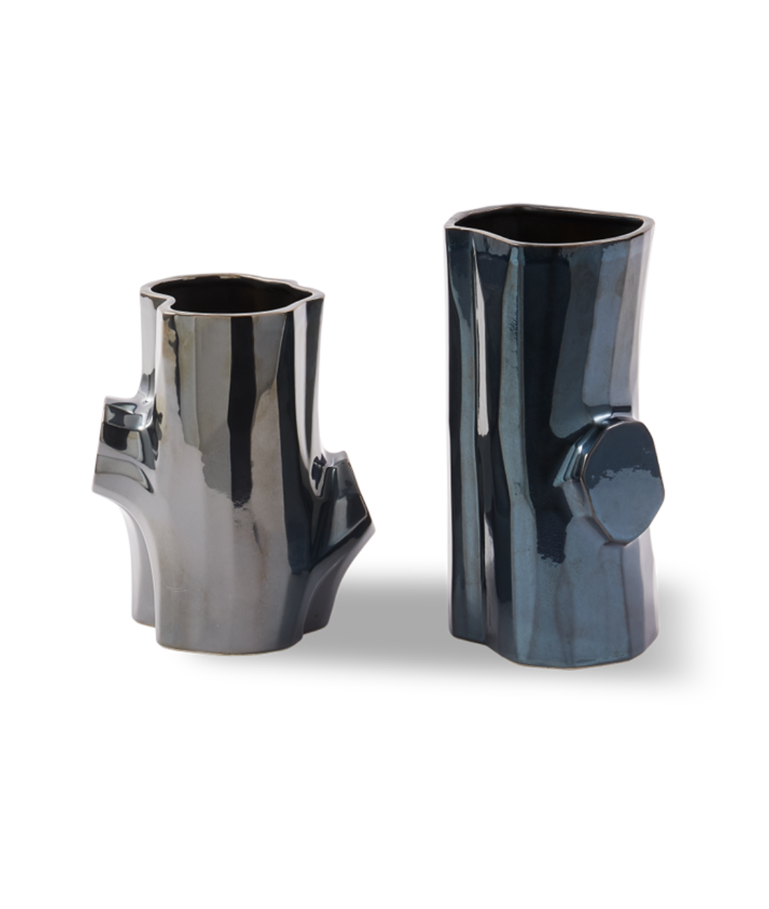 LOG vase dark gray