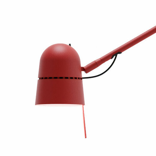 Counterbalance wall lamp red