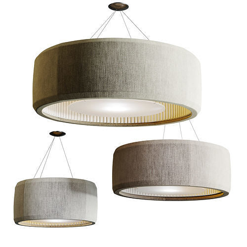 Silenzio light gray hanging lamp