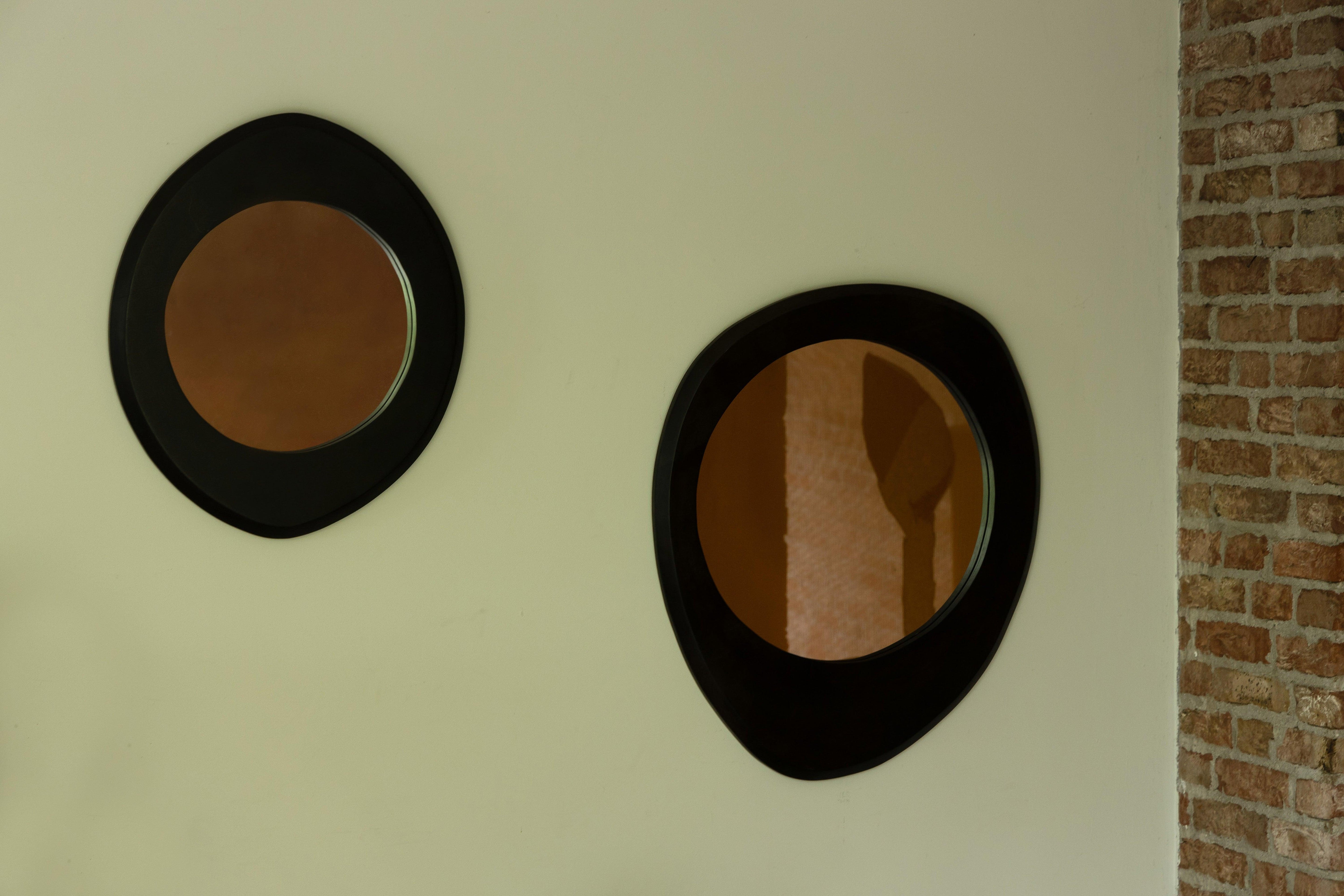 Aren Mirror Wood Black S Dutchbone    Eye on Design