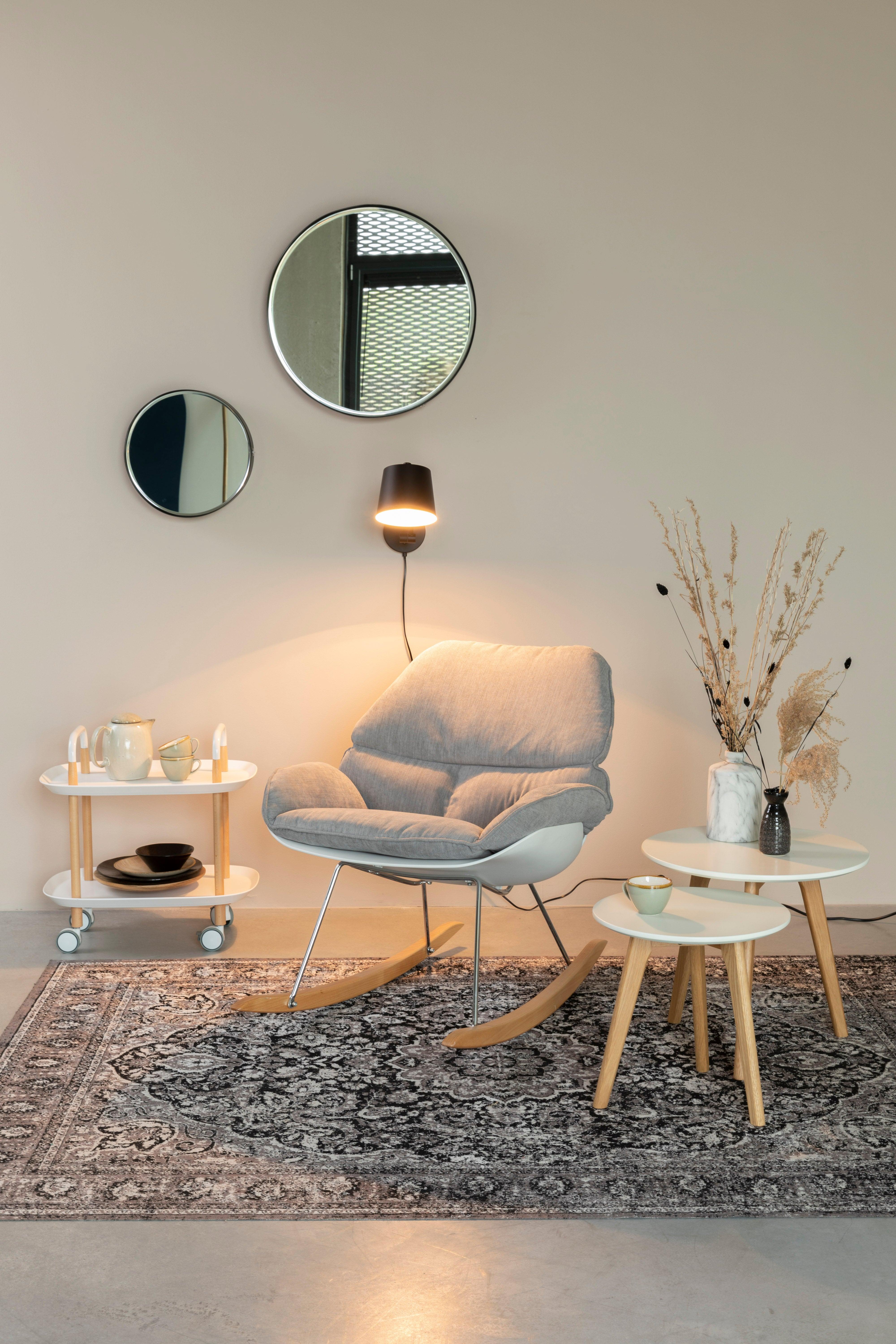 Mirror Raj Small White Label Living    Eye on Design