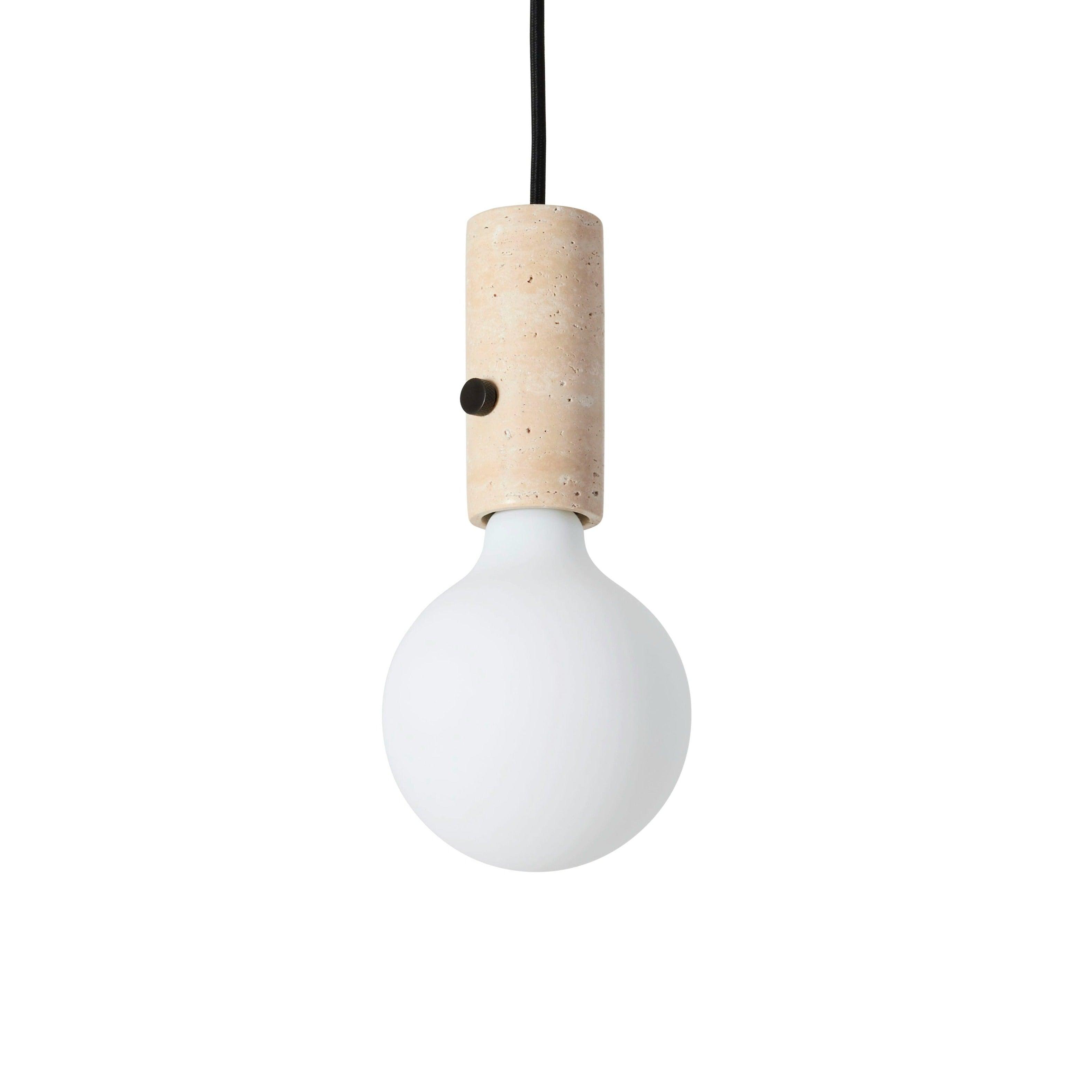Core multifunction lamp cream travertine