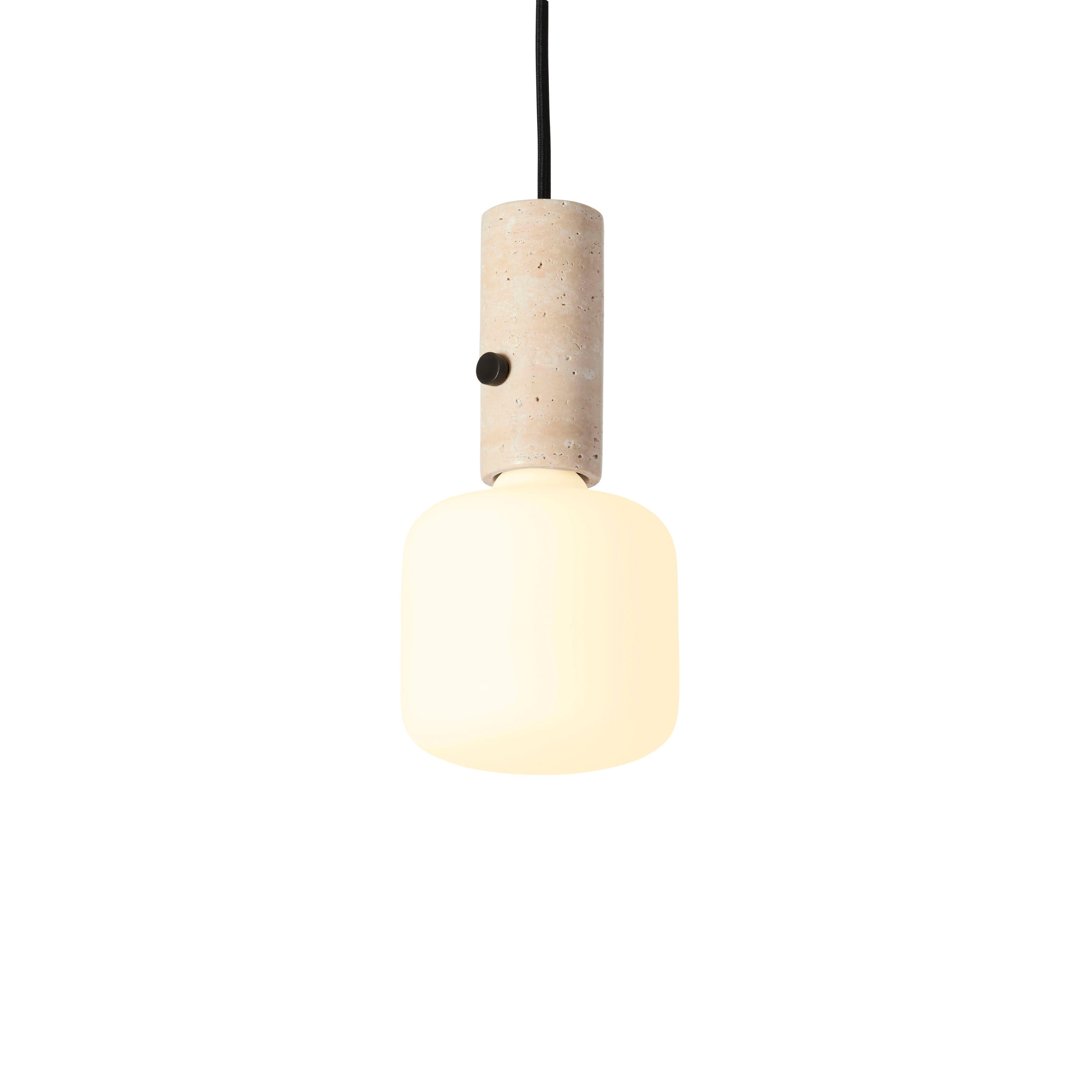 Core multifunction lamp cream travertine