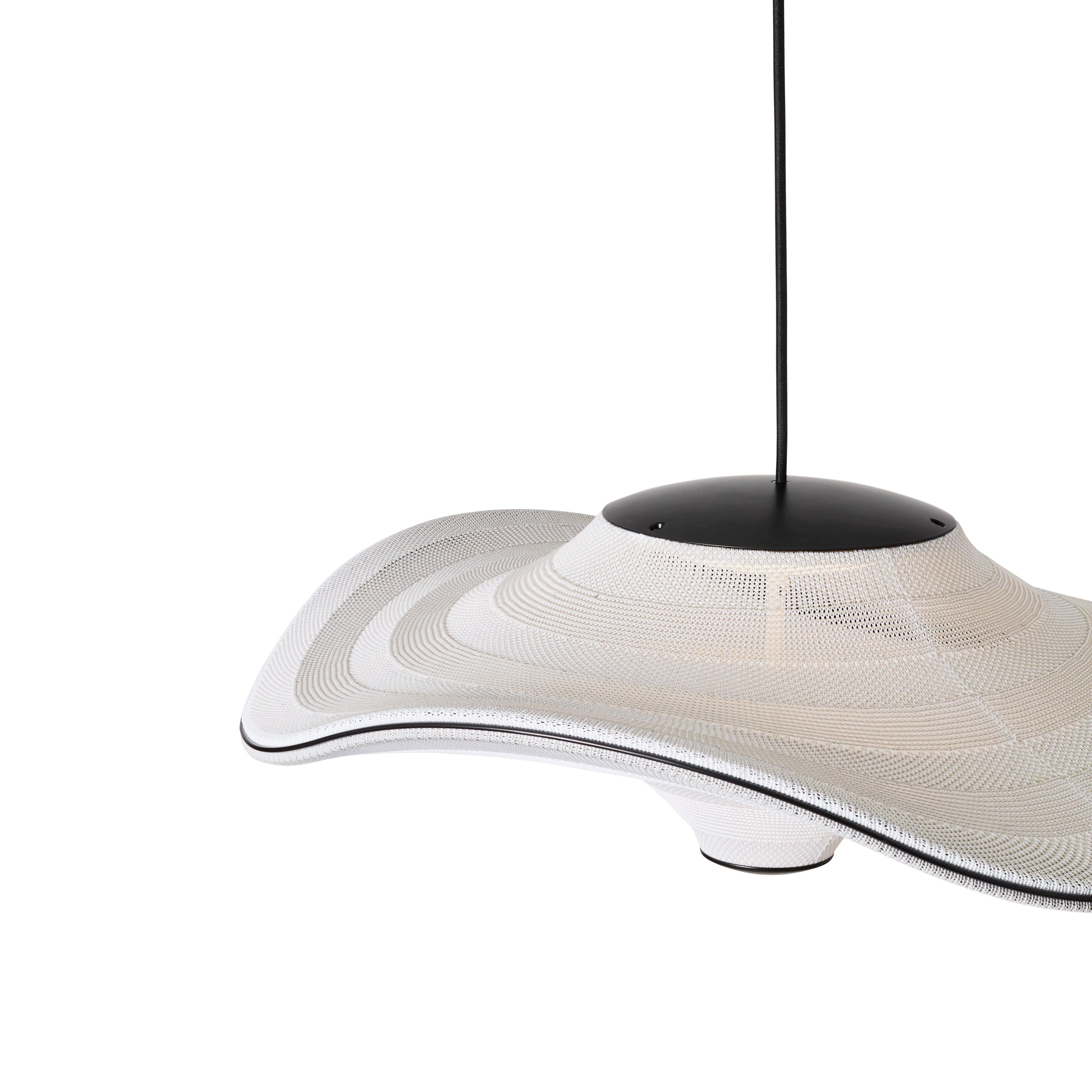 Flying hanging lamp broken white