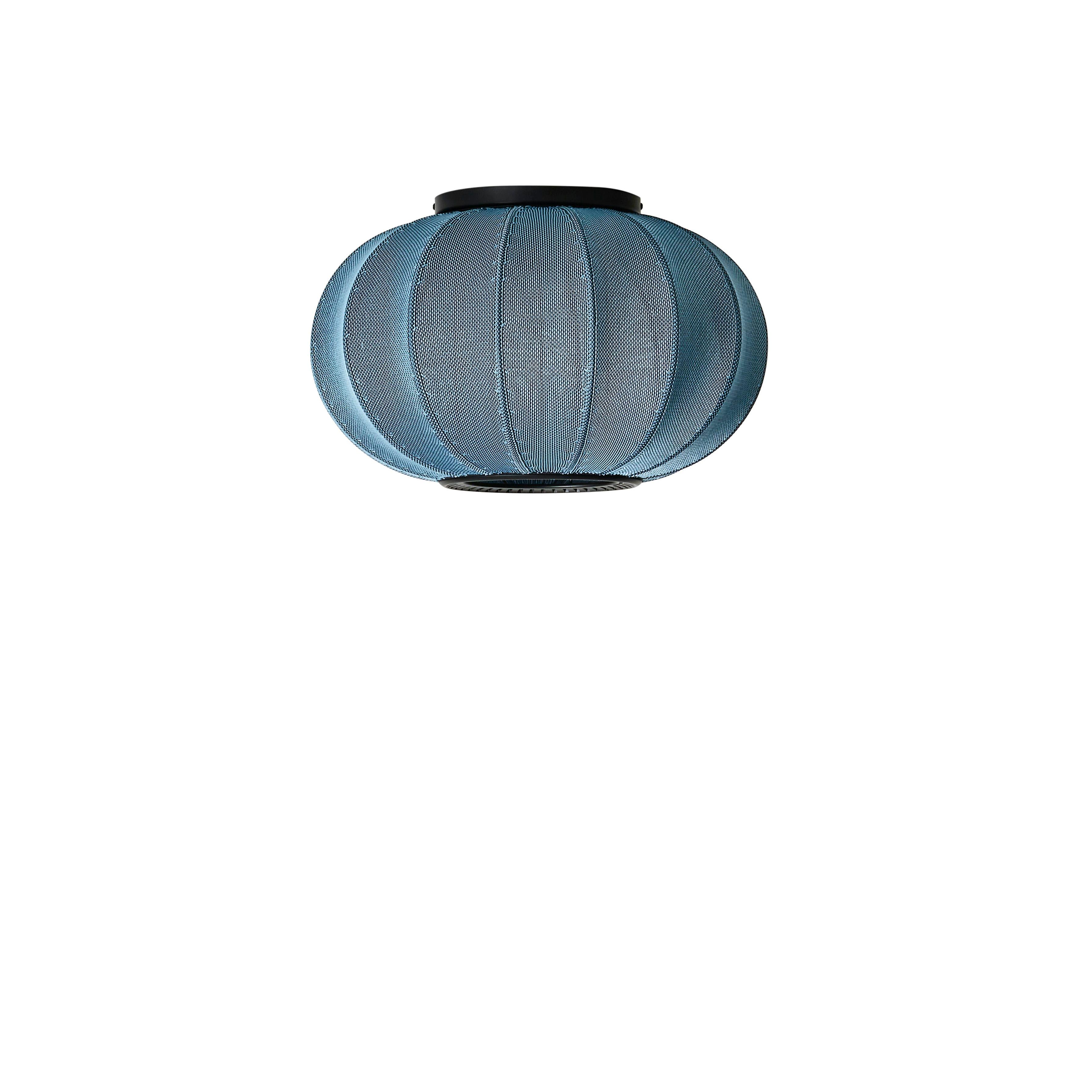 Knit-Wit Oval Blue ceiling lamp