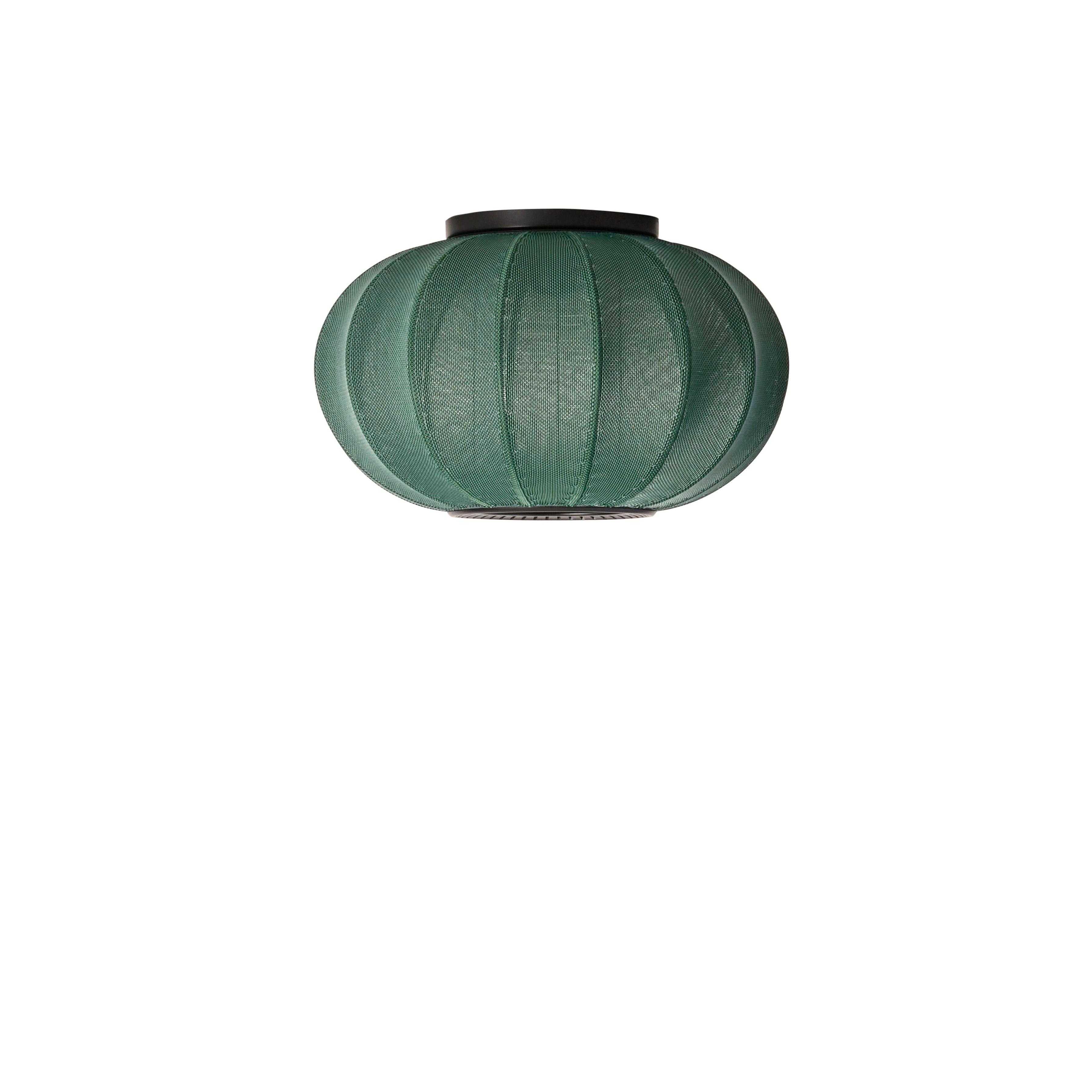 Knit-Wit Oval Green ceiling lamp