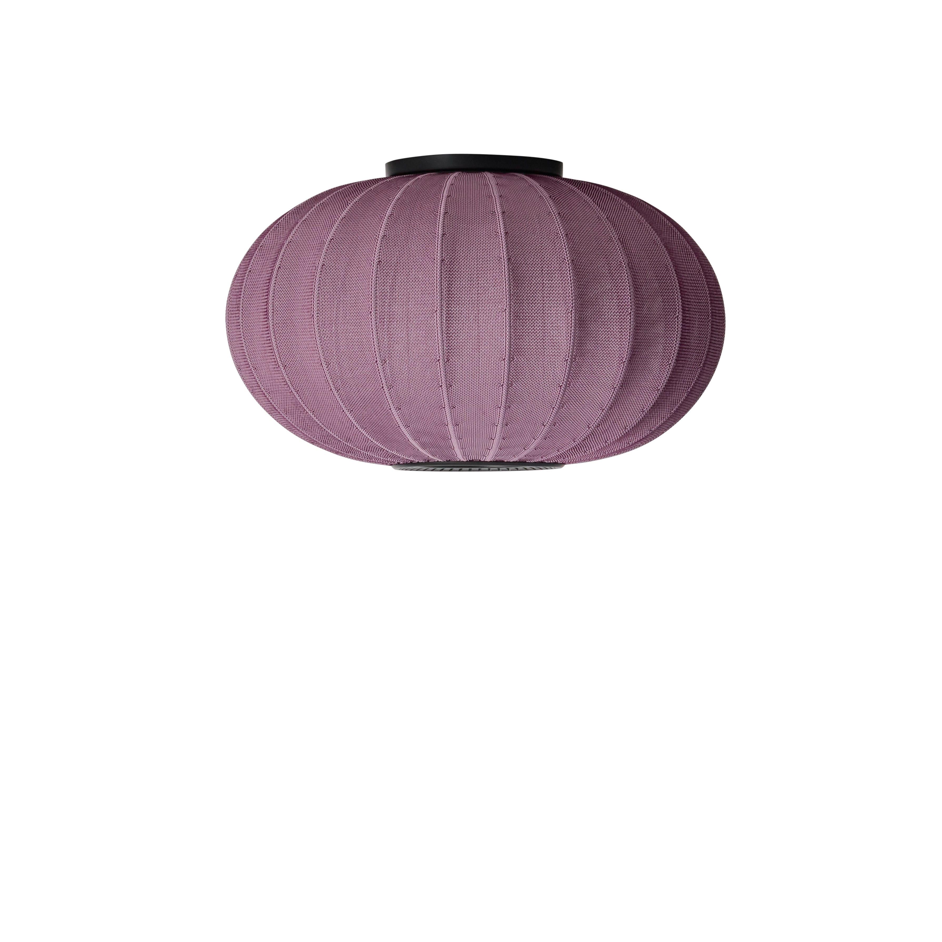 Knit-Wit Oval Burgundy ceiling lamp