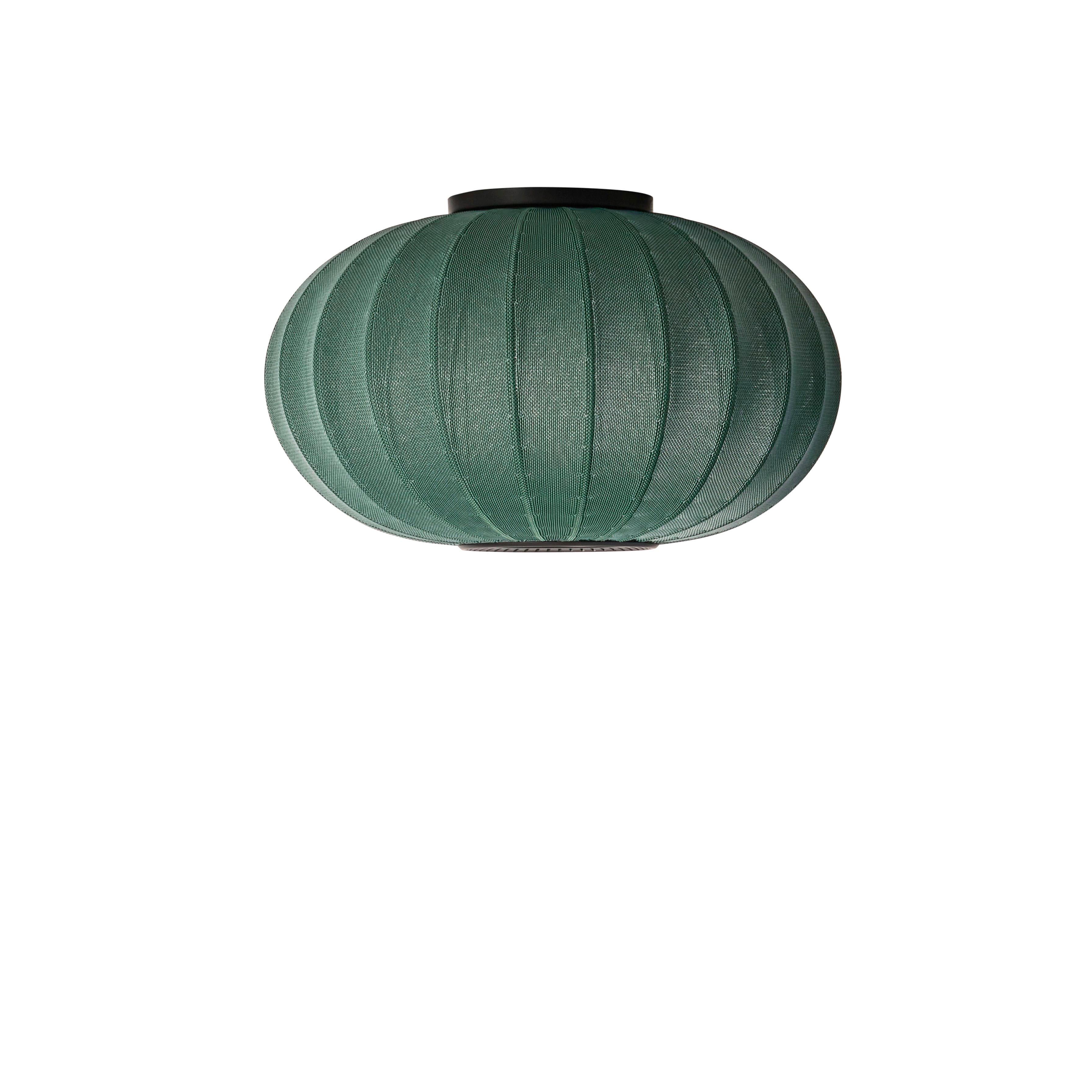 Knit-Wit Oval Green ceiling lamp