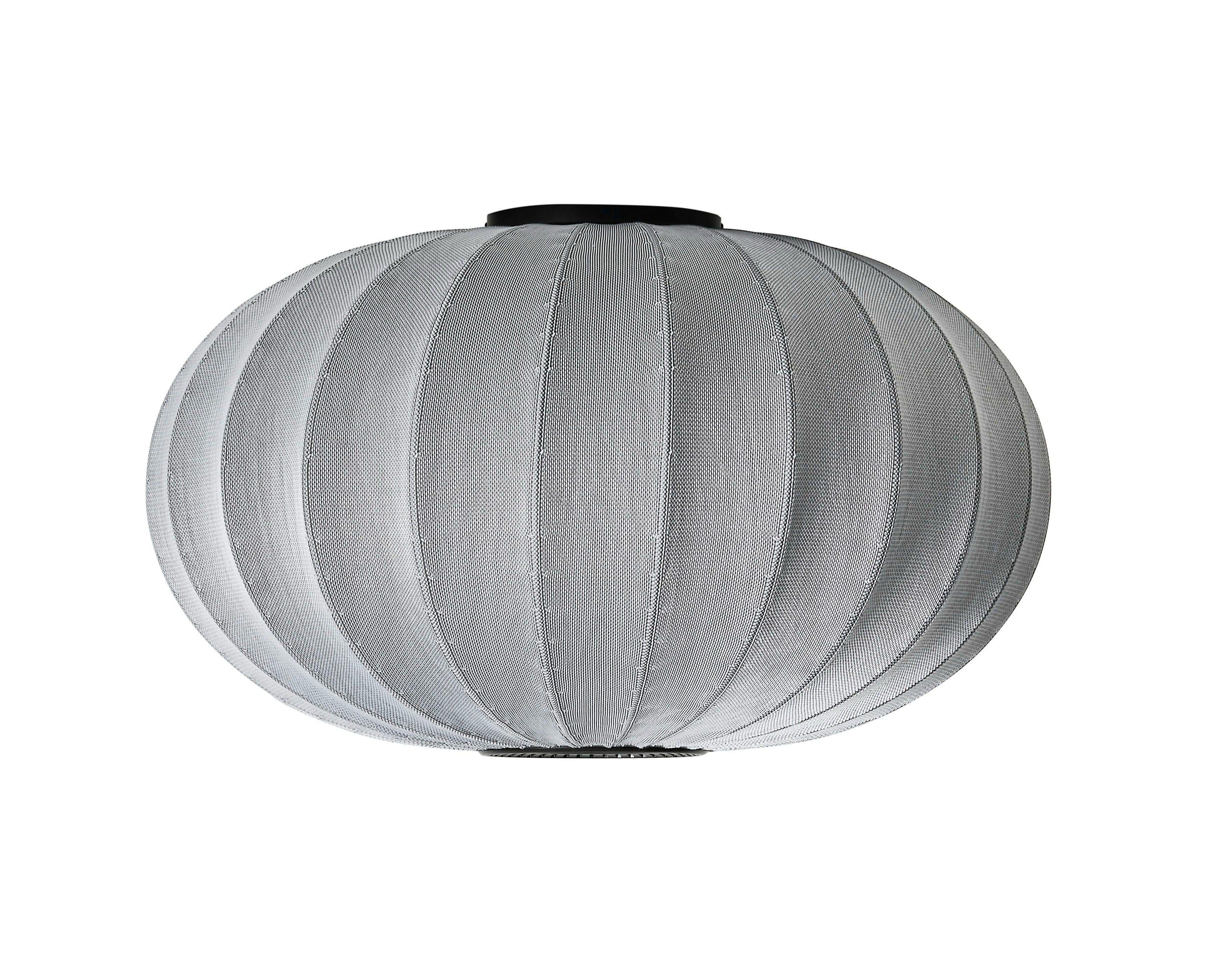 Ceiling lamp Knit-Wit oval gray