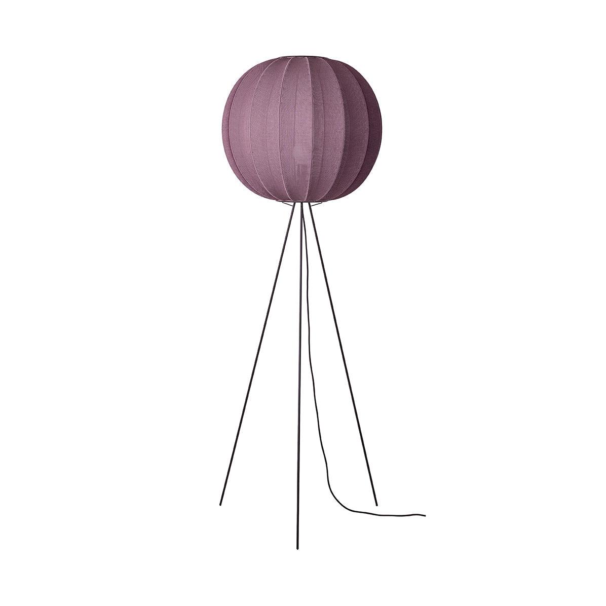 High Knit-Wit Burgundy floor lamp