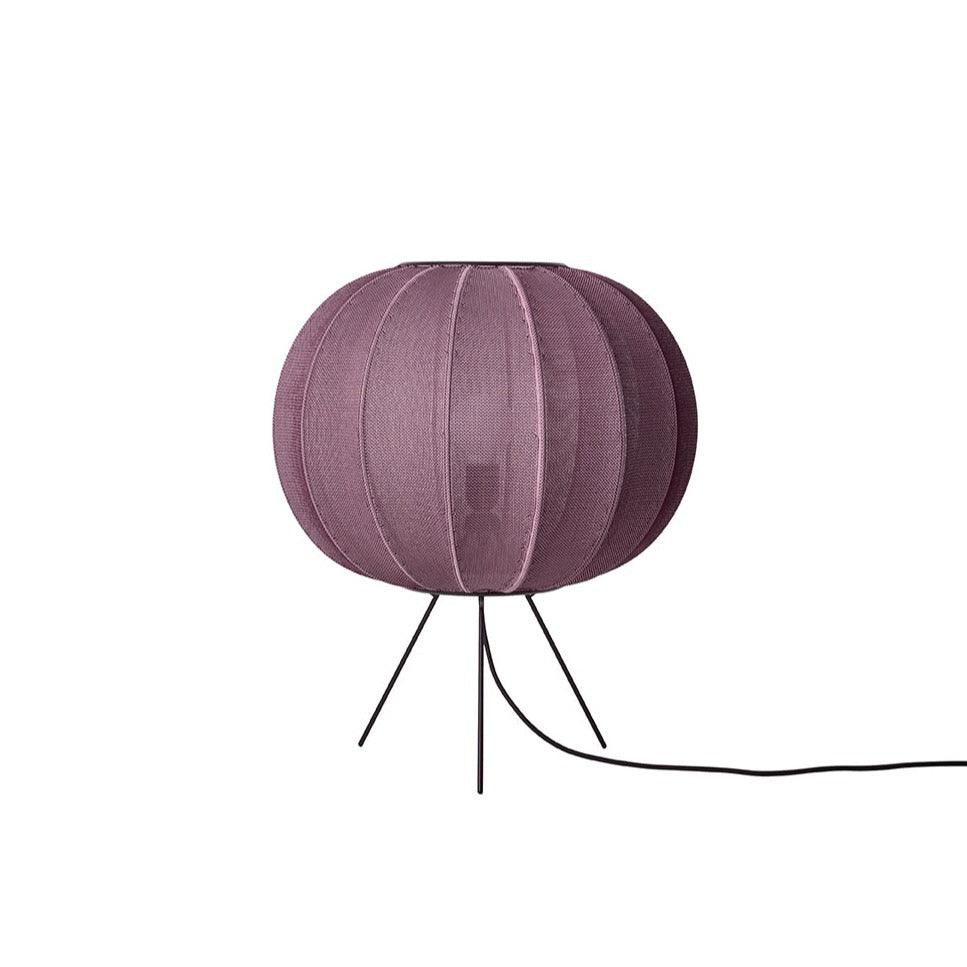 Low Knit-Wit Burgundy floor lamp